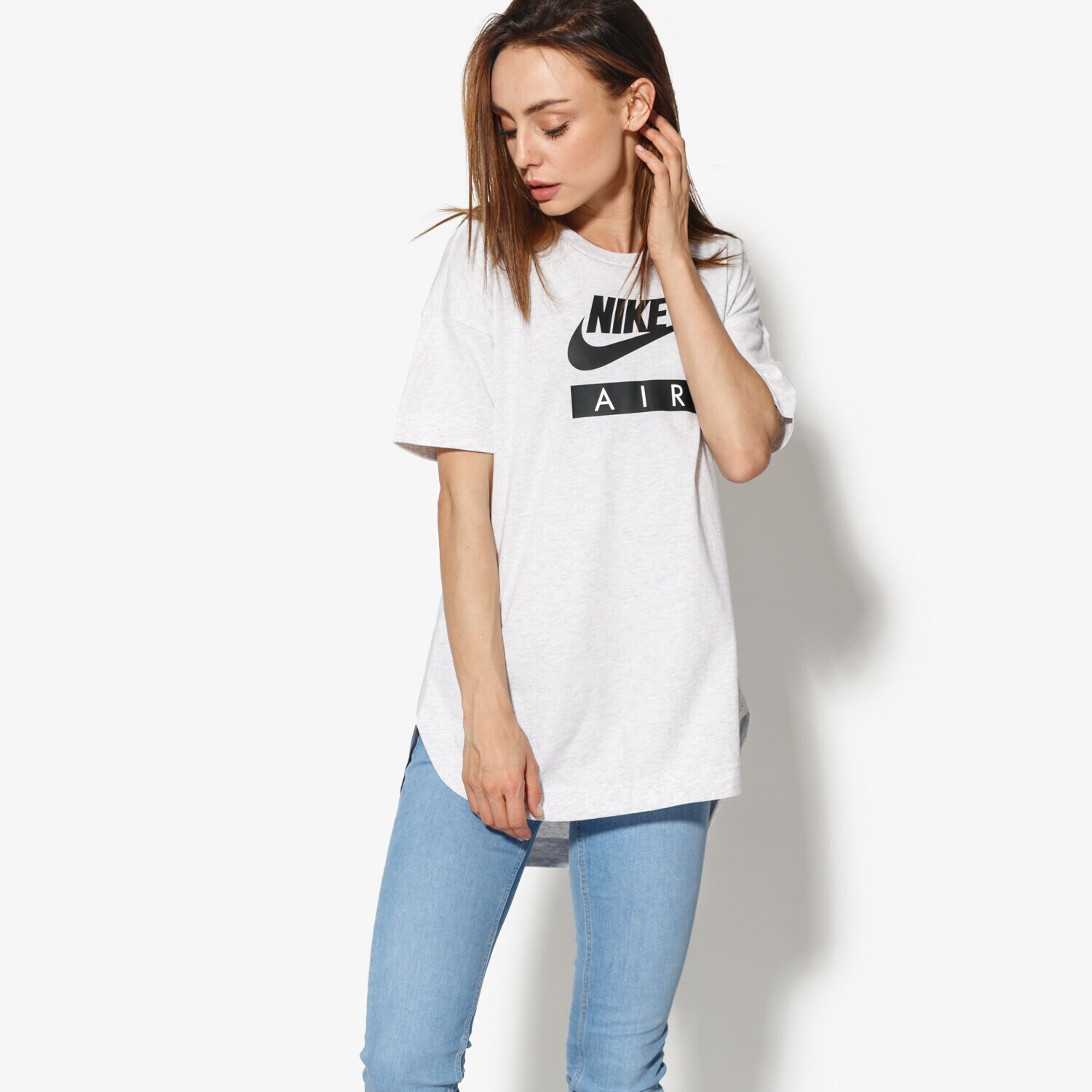 Femei tricou NIKE TRICOU SS W NSW TOP LOGO AIR AA1720-051 Alb