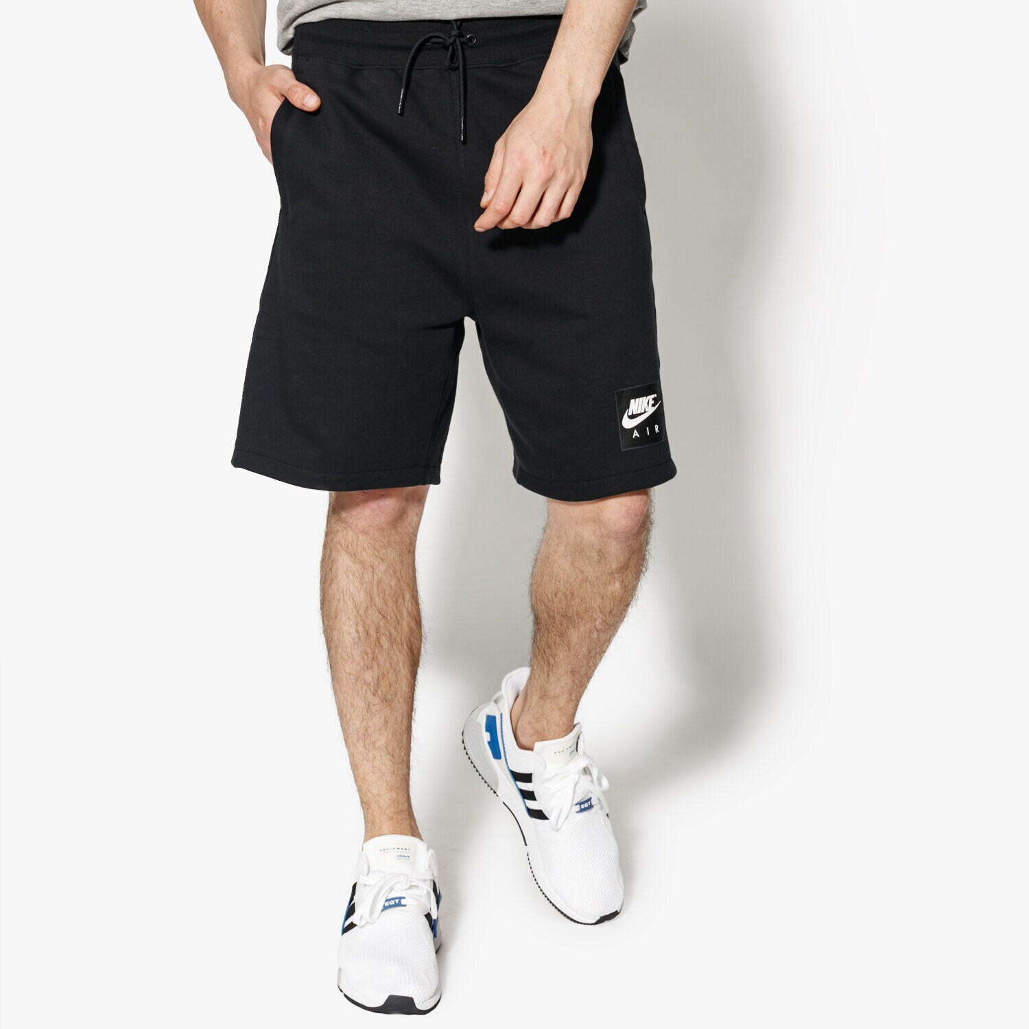 Femei pantaloni scurți NIKE PANTALONI SCURȚI M NSW SHORT AIR FLC 886052-010 Negru
