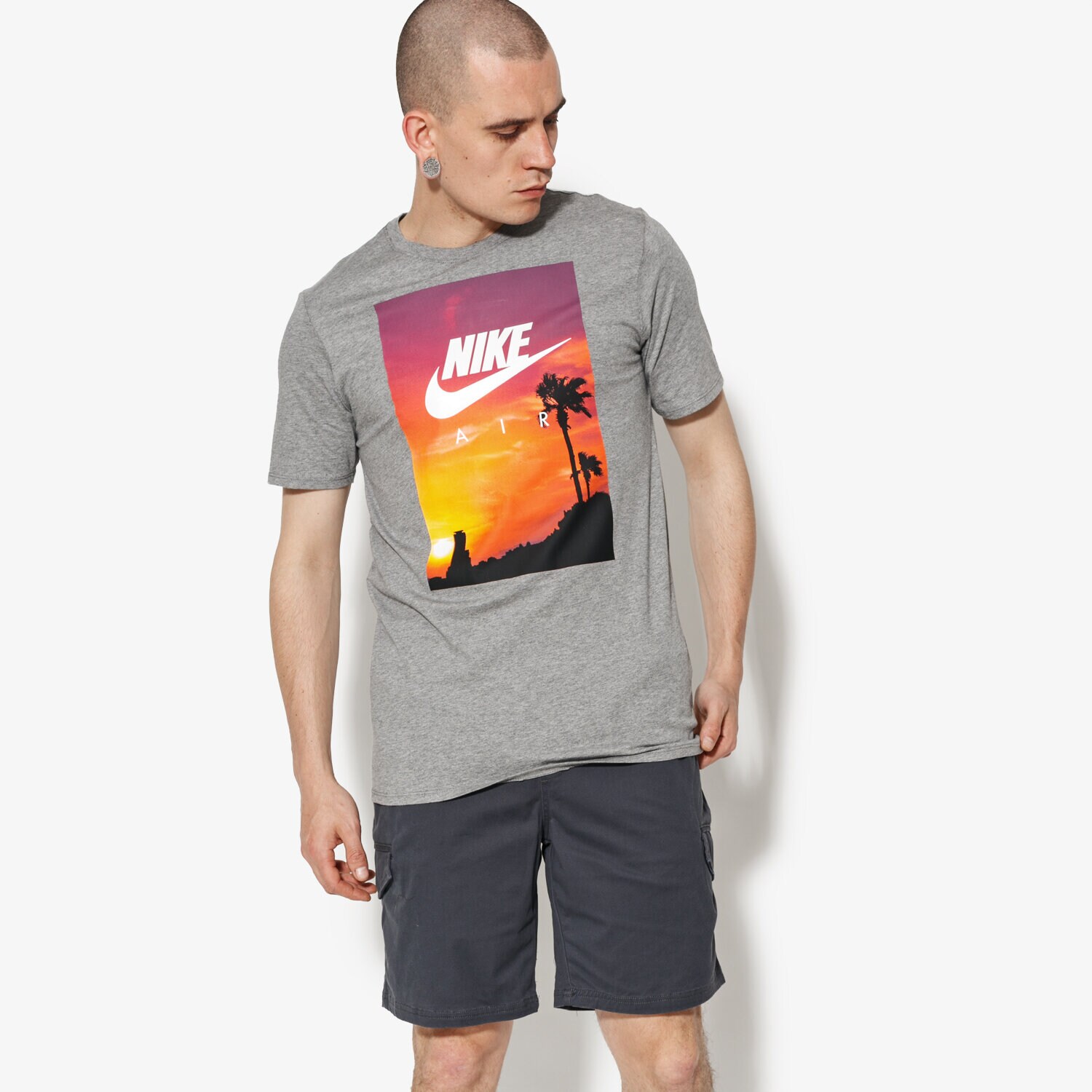 Bărbați tricou NIKE TRICOU SS M NSW TEE FTWR 4 911952-091 Gri