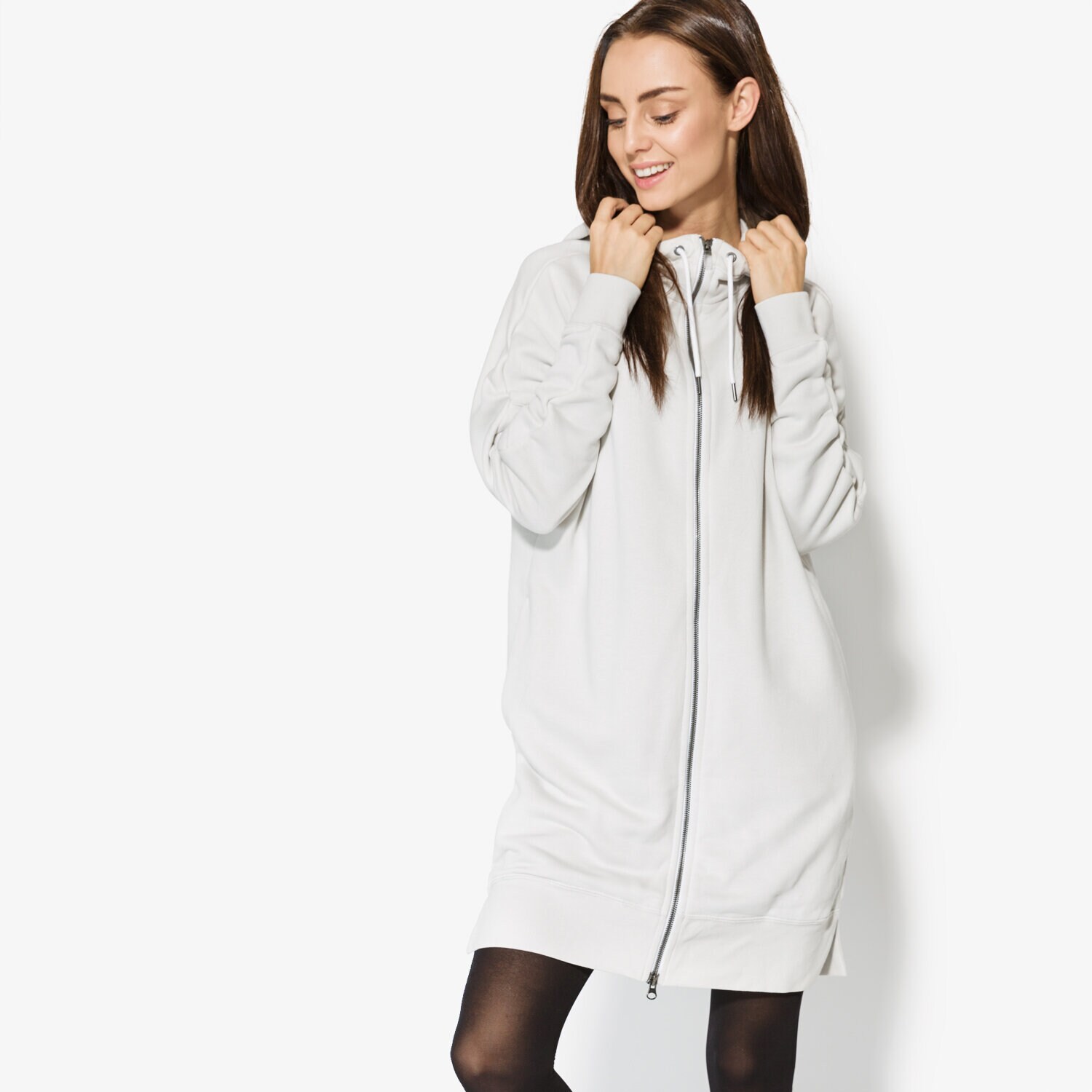 Femei bluză NIKE BLUZĂ W NSW MODERN HOODIE FZ 857382072 Bej