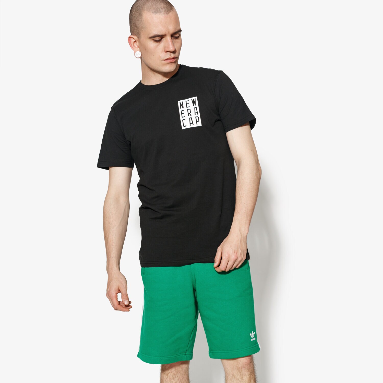 Bărbați tricou NEW ERA TRICOU SS CHEST BOX LOGO TEE NE BLK 11593834 Negru