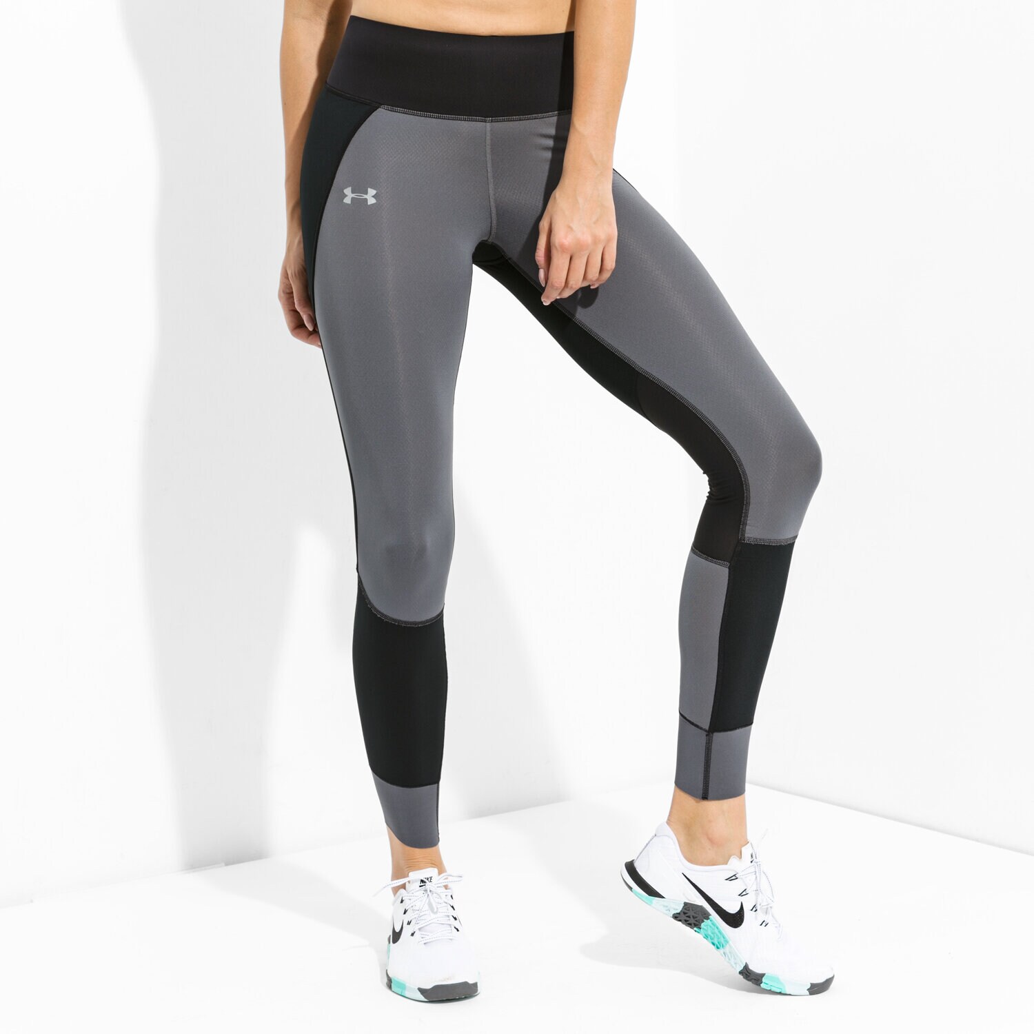 Femei pantaloni UNDER ARMOUR COLANȚI CG REACTOR RUN LEGGING 1298166002 Gri