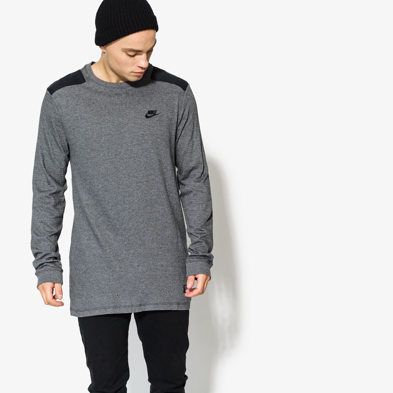 Bărbați tricou NIKE TRICOU M NSW TOP LS AF1 925440071 Gri