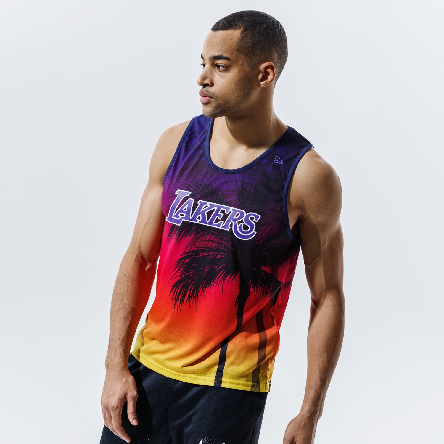 Bărbați tricou NEW ERA MAIOU NBA COASTAL HEAT MAIOU LA LAKERS LOS ANGELES L 11569524 Mulicolor