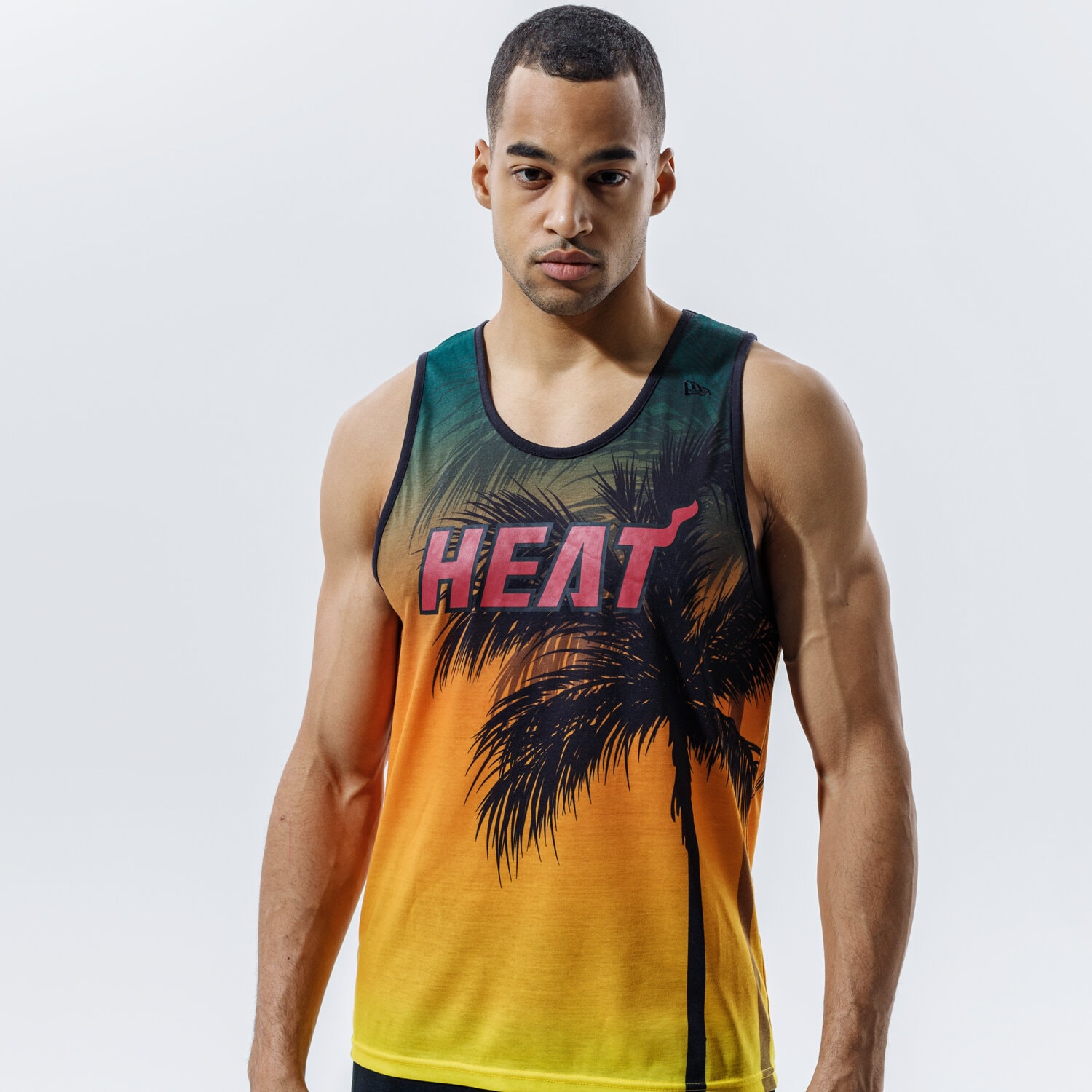 Bărbați tricou NEW ERA MAIOU NBA COASTAL HEAT MAIOU MIAMI HEAT MIAMI HEAT A 11569523 Mulicolor