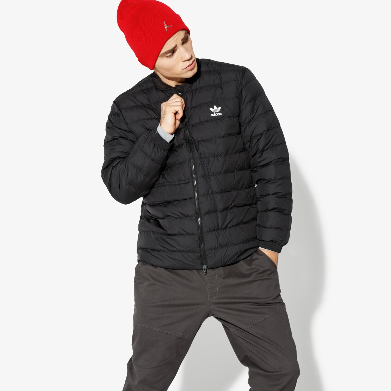 Bărbați eacă de iarnă ADIDAS JACHETĂ SST OUTDOOR WINTER DJ3191 Negru