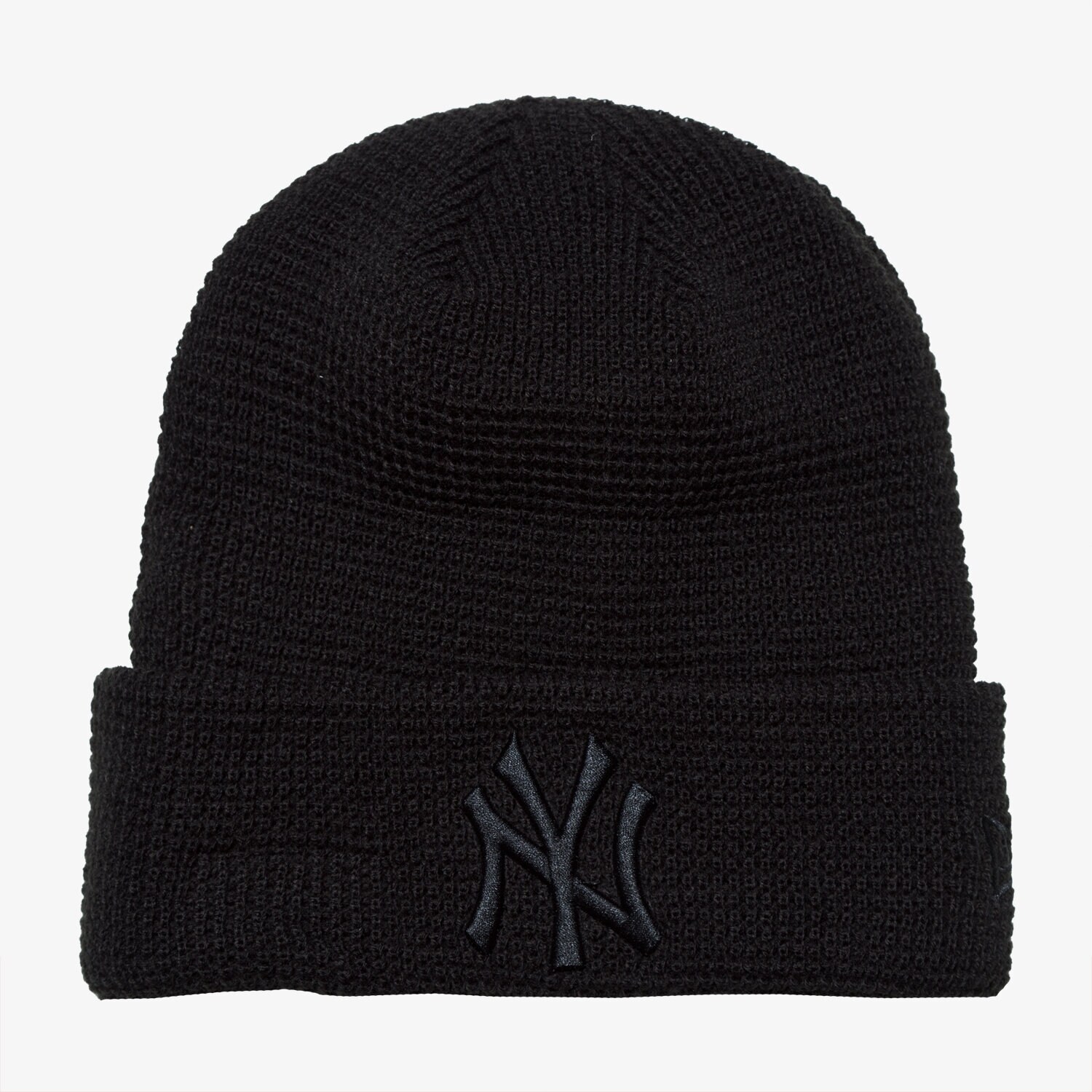 Copii căciulă NEW ERA CACIULA WAFFLE KNIT ESS NY YANKEES BLK 80524591 Negru
