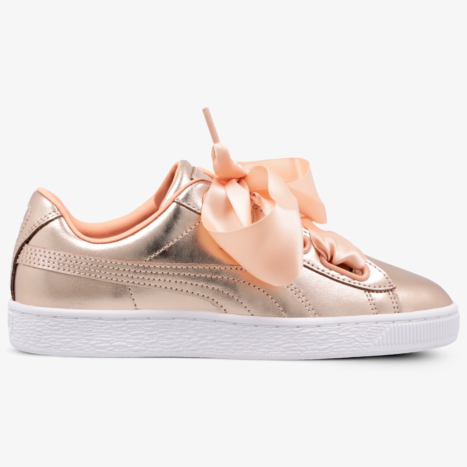 Femei pantofi sport PUMA BASKET HEART COP 36673003 Auriu
