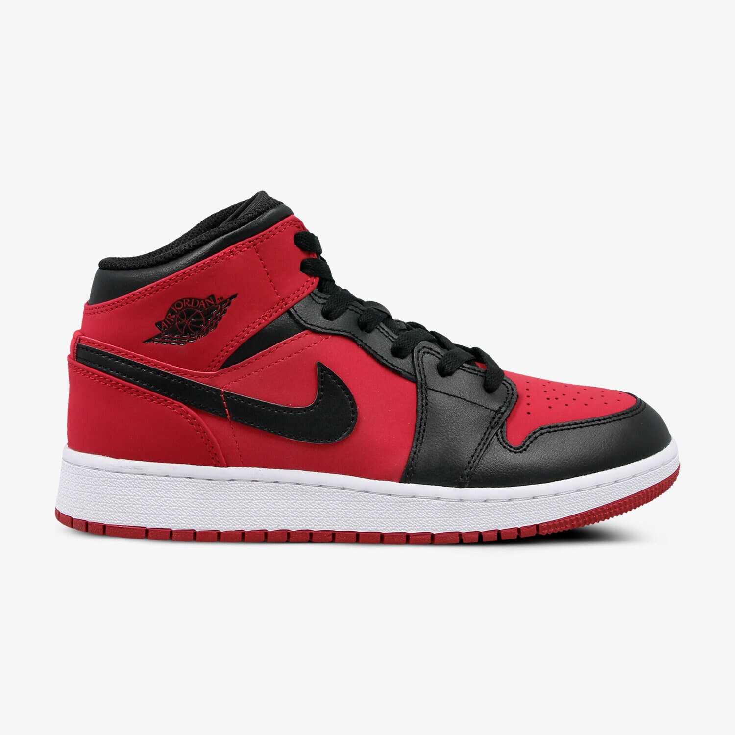 Copii pantofi sport AIR JORDAN 1 MID BG 554725-610 Roșu