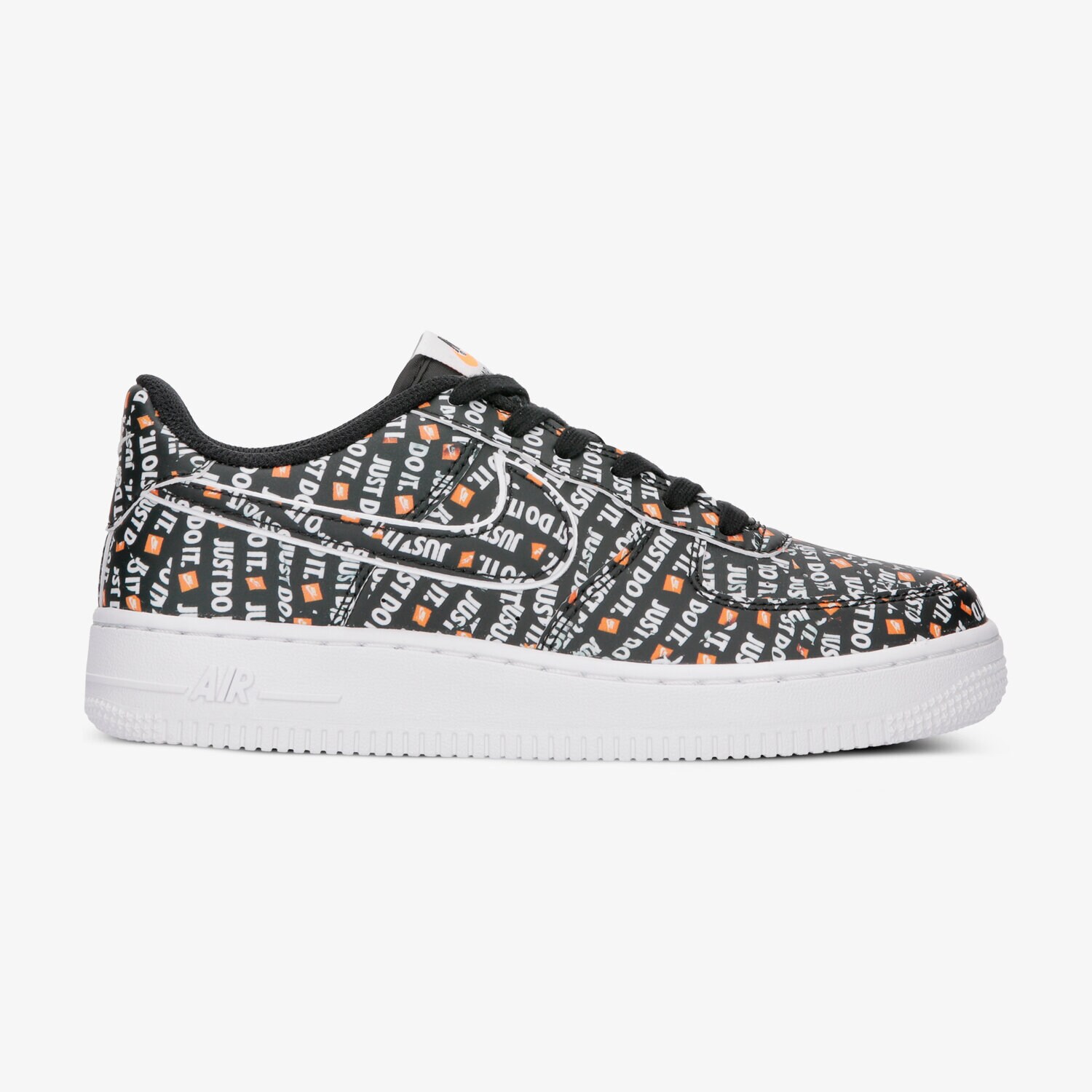 Copii pantofi sport NIKE AIR FORCE 1 JDI PRM (GS) AO3977-001 Negru