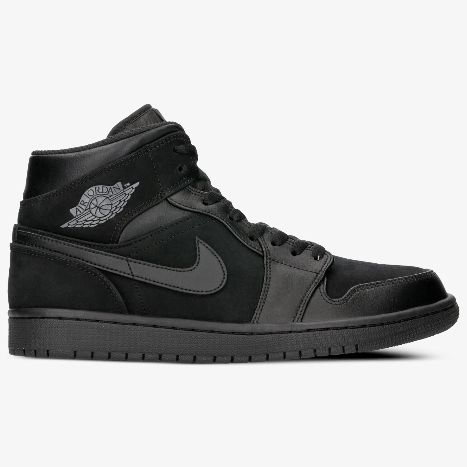 Barbați pantofi sport AIR JORDAN 1 MID 554724-050 Negru