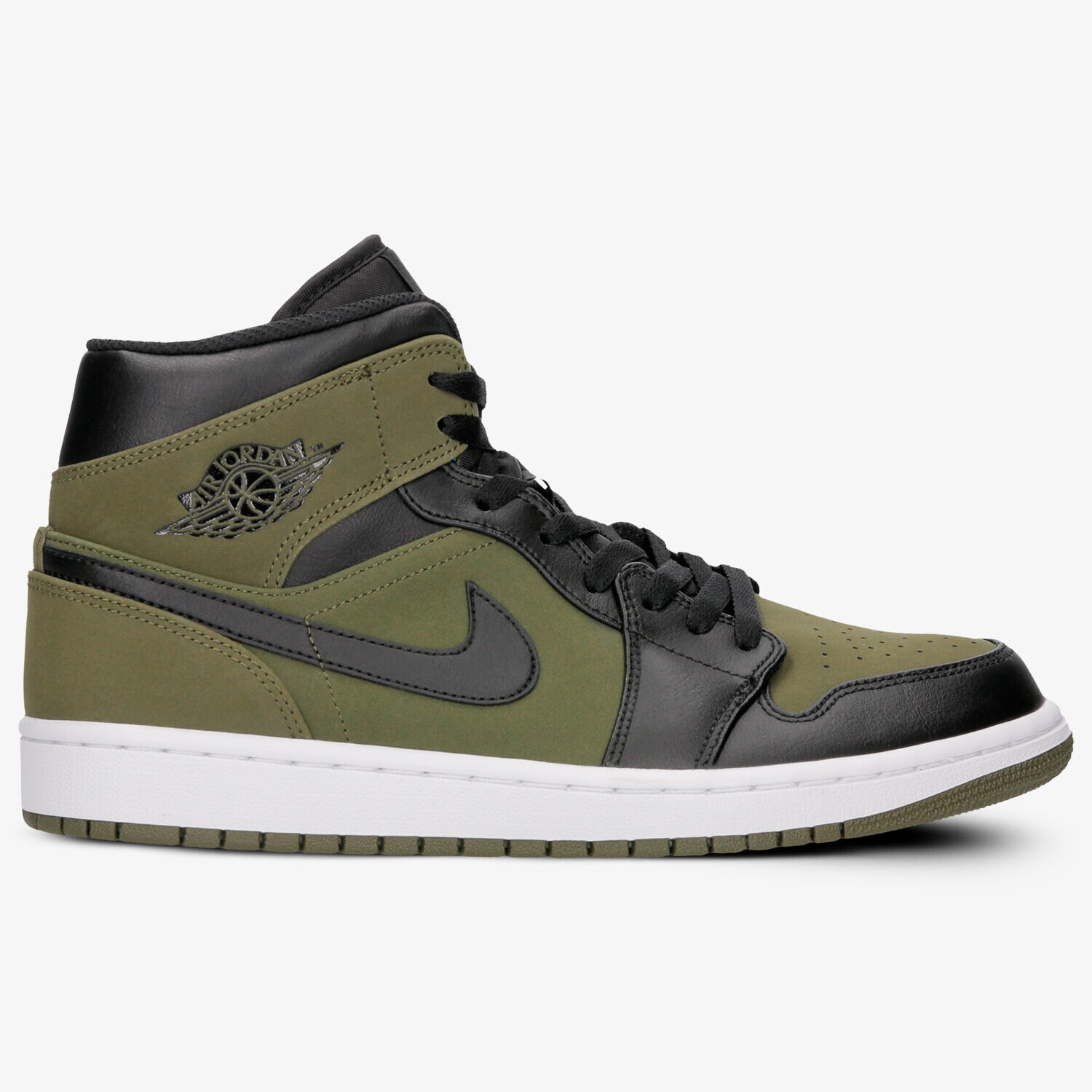 Barbați pantofi sport AIR JORDAN 1 MID 554724301 Verde