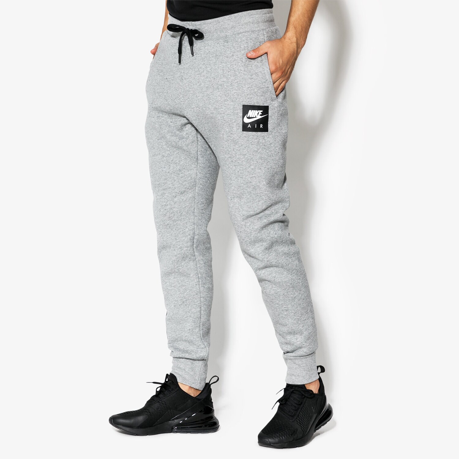 Bărbați pantaloni NIKE PANTALONI  M NSW PANT FLC NIKE AIR 928637-063 Gri