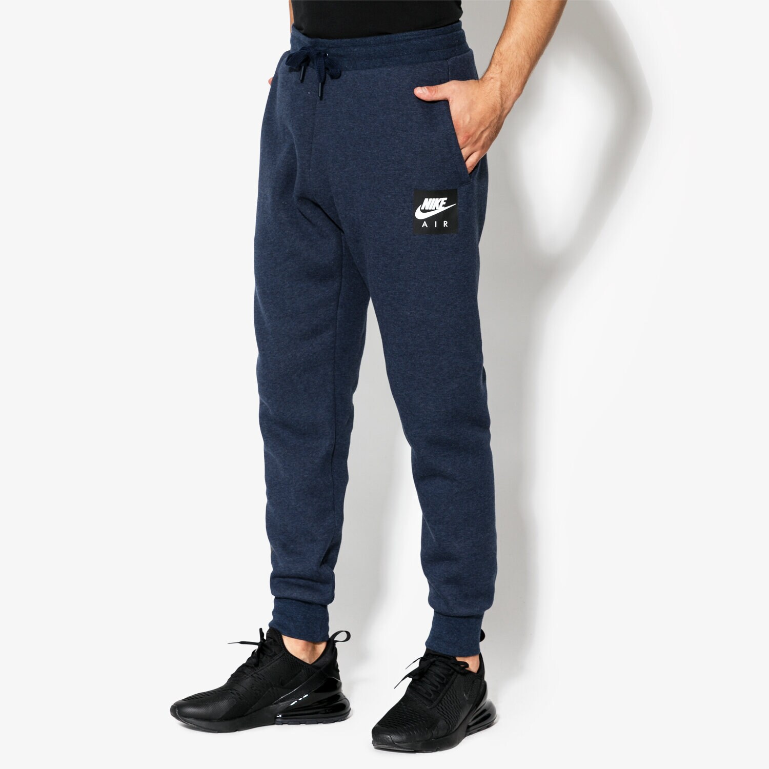 Bărbați pantaloni NIKE PANTALONI  M NSW PANT FLC NIKE AIR 928637-473 Bleumarin