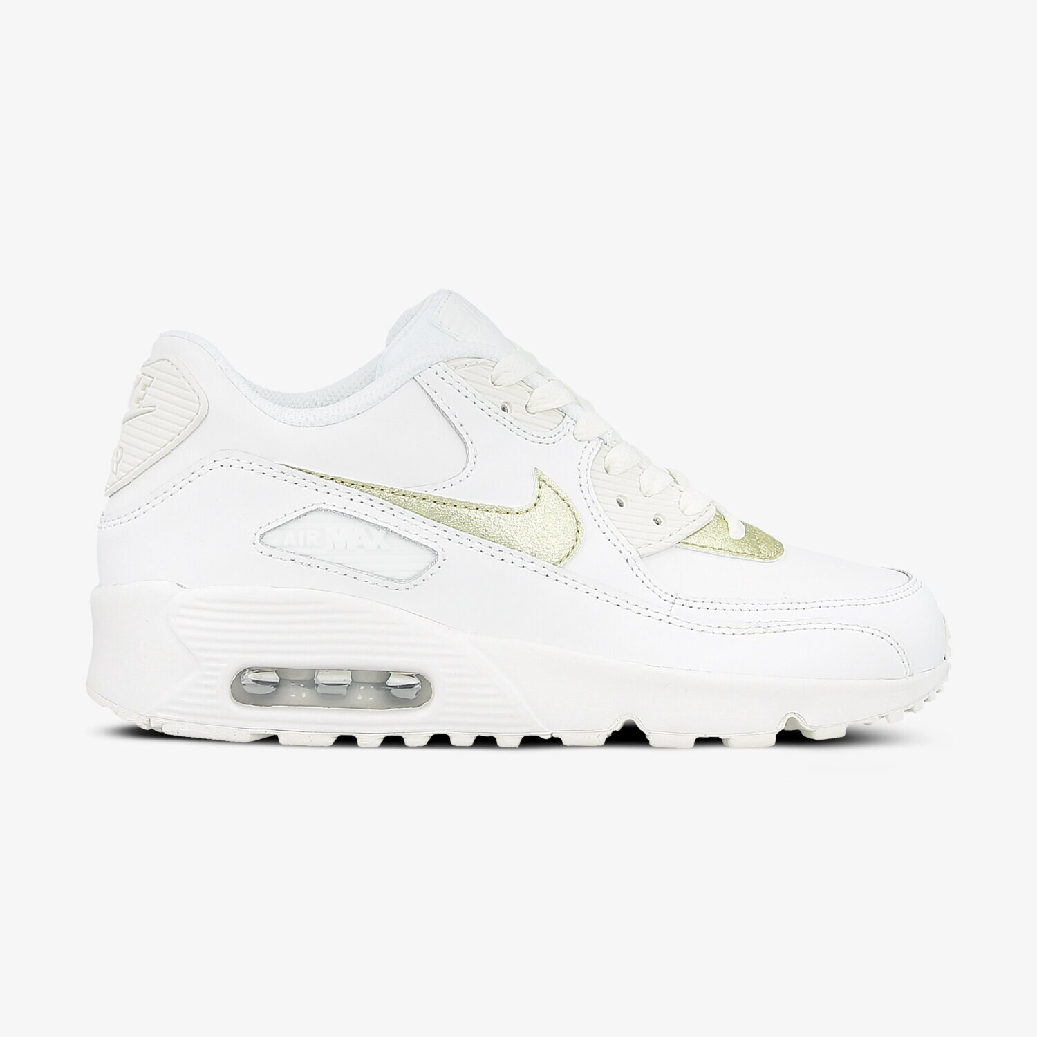 Copii pantofi sport NIKE AIR MAX 90 LTR GG 833376103 Alb