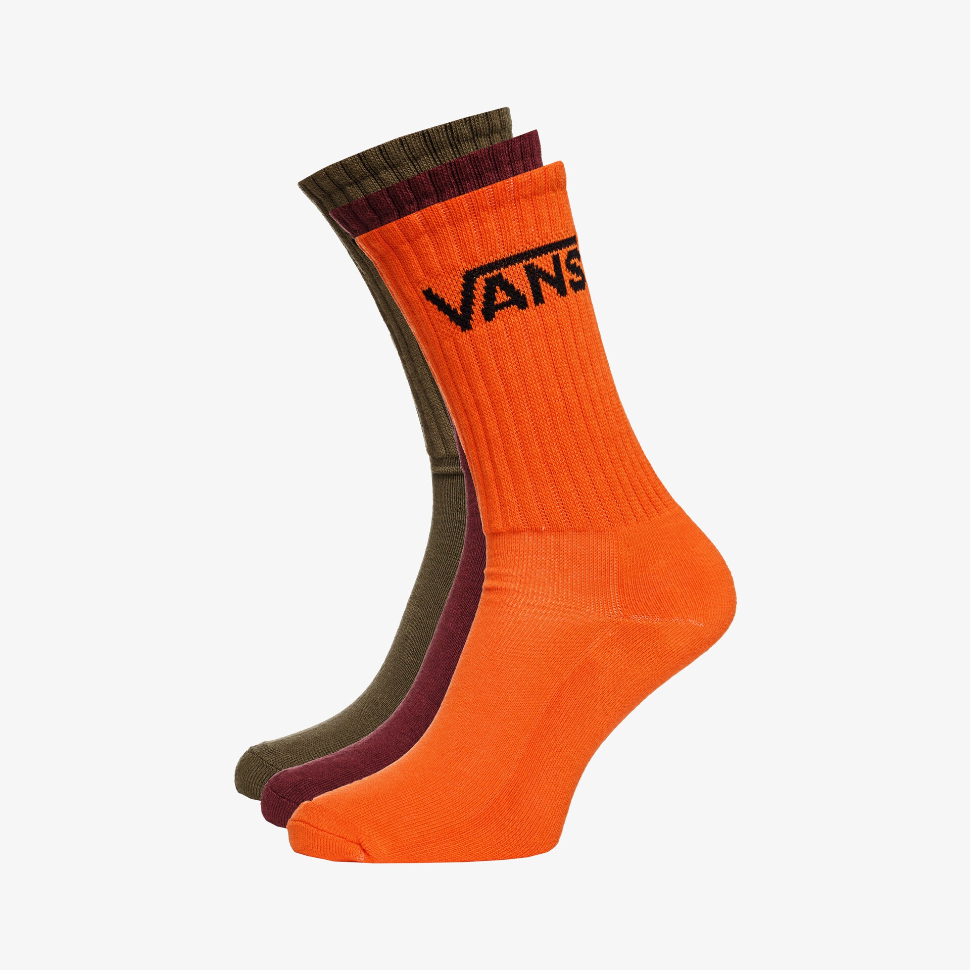 Femei șosete VANS șOSETE CLASSIC CREW (9.5-13, 3PK) V00XSEFLM Mulicolor
