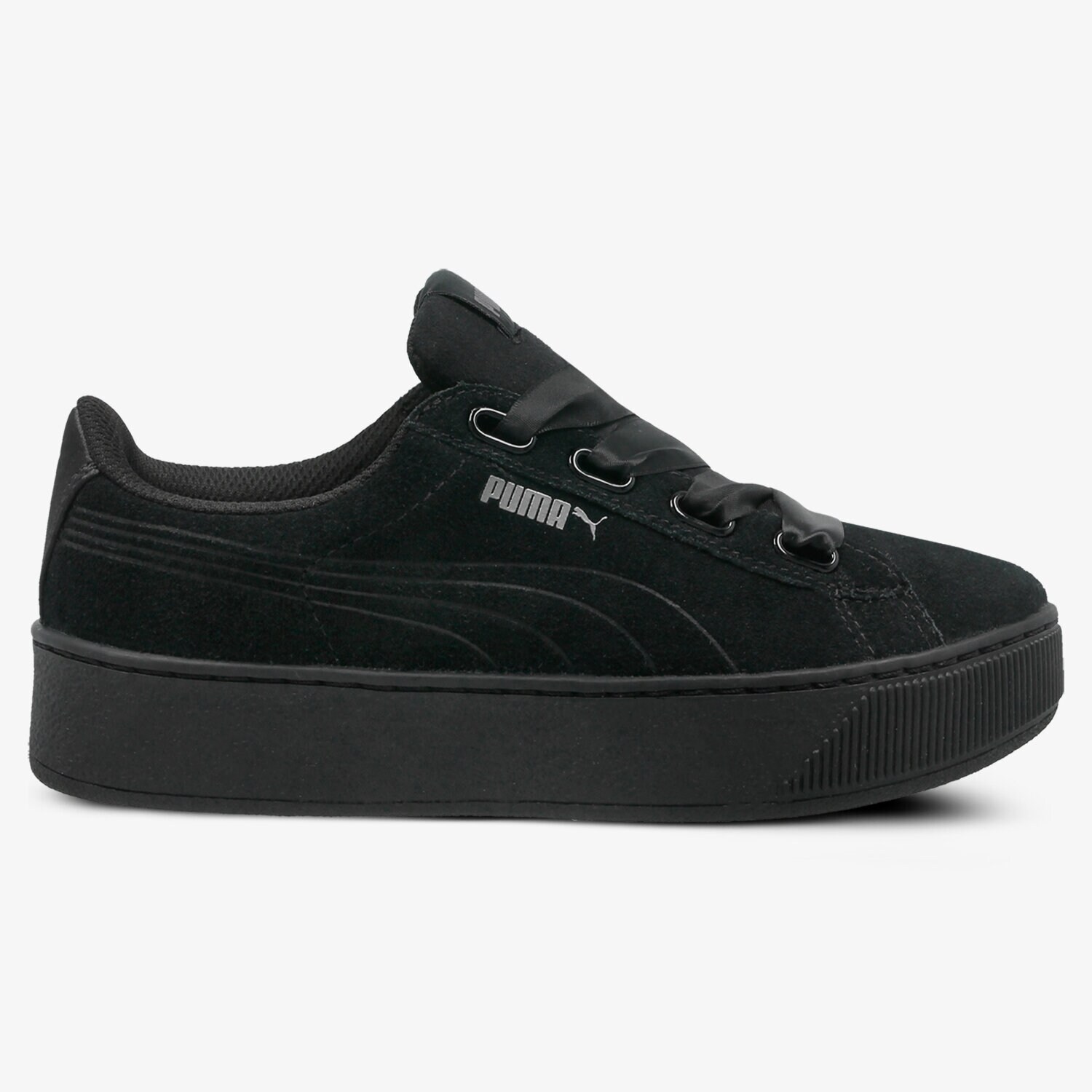 Femei pantofi sport PUMA VIKKY PLATFORM RIBBON S 36641801 Negru