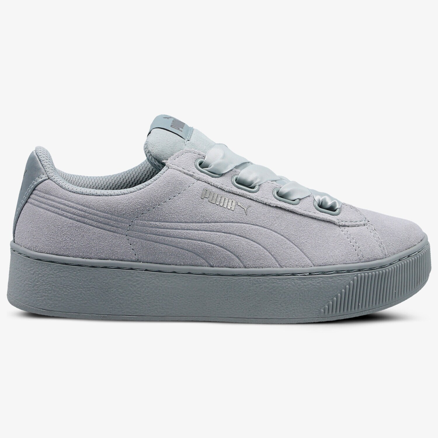 Femei pantofi sport PUMA VIKKY PLATFORM RIBBON S 36641802 Gri