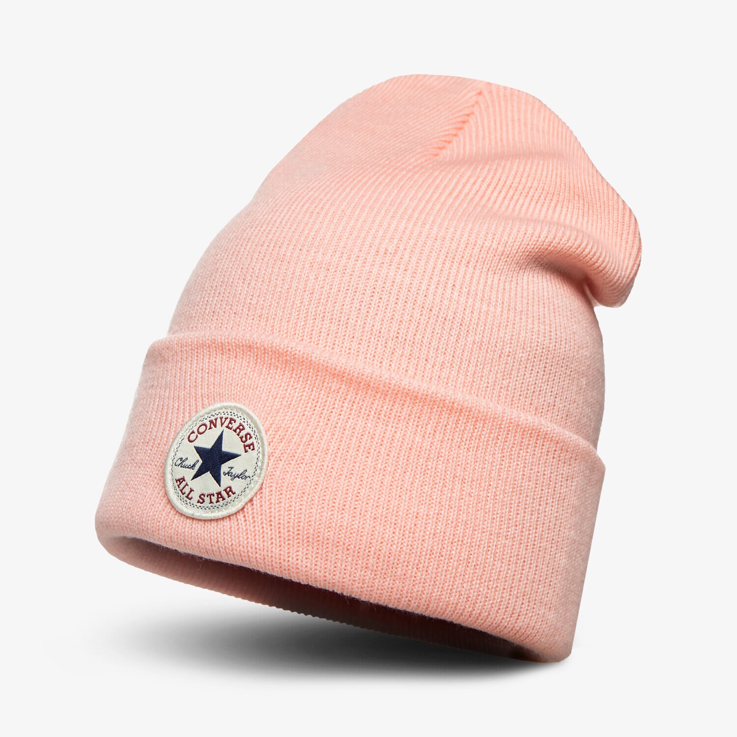 Copii căciulă CONVERSE CACIULA DE IARNĂ TALL CUFF WATCHCAP KNIT 609713 Roz