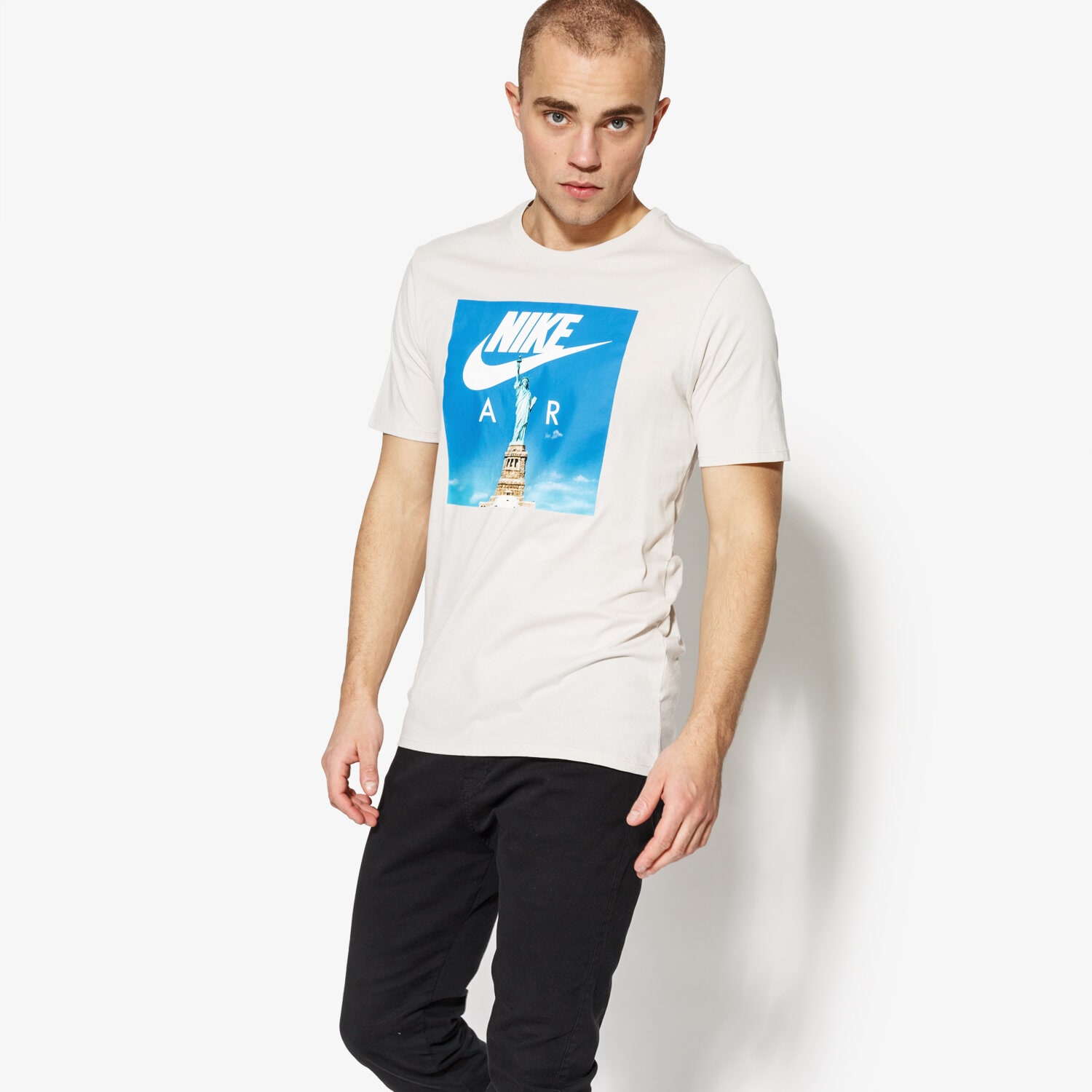 Bărbați tricou NIKE TRICOU SS M NSW TEE AIR 1 892155-072 Gri