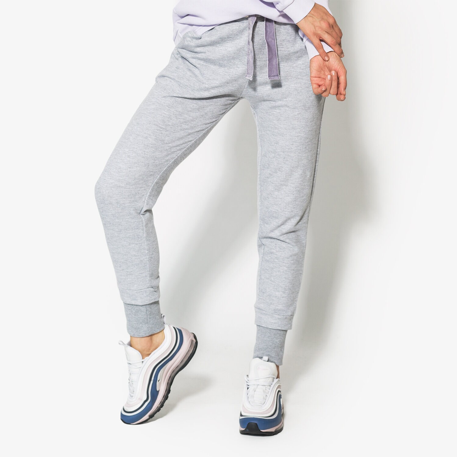 Femei pantaloni CONFRONT PANTALONI  LIME CF18SPD04001 Gri