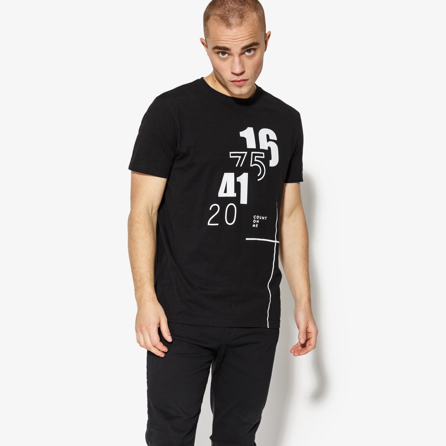 Bărbați tricou CONFRONT TRICOU SS NUMBER CF18TSM67001 Negru