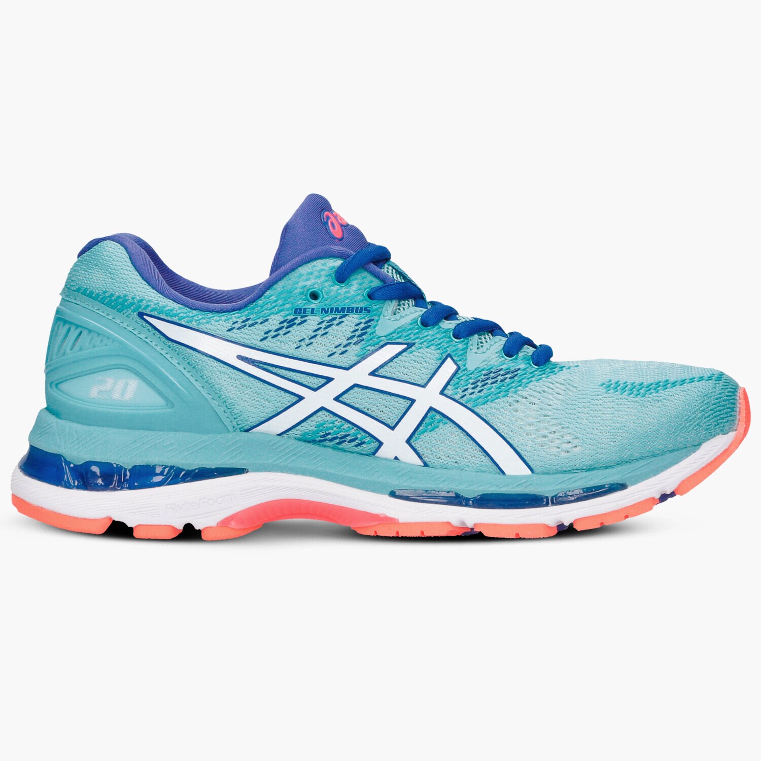 Femei pantofi sport ASICS GEL-NIMBUS 20 T850N1401 Albastru