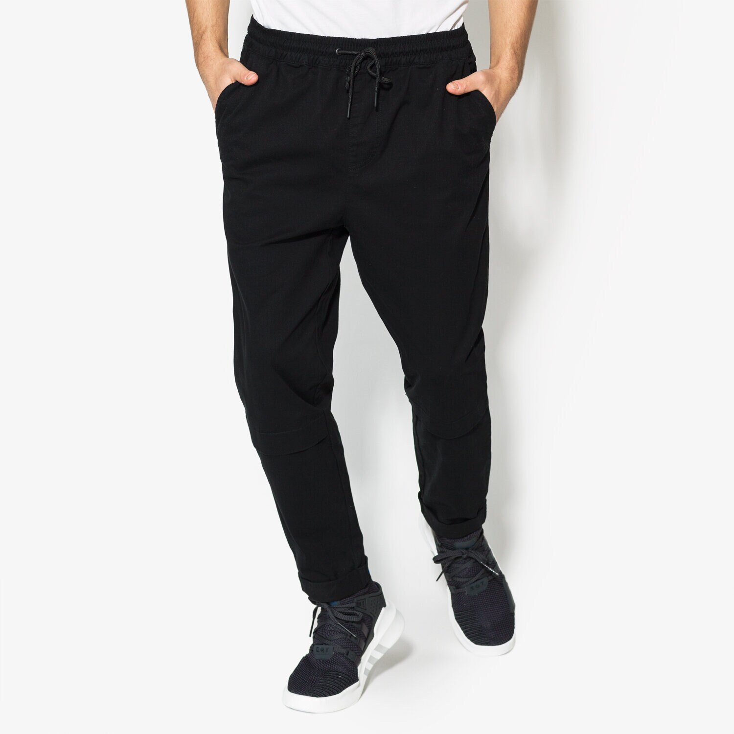 Bărbați pantaloni CONFRONT PANTALONI  RAGWORD CF18SPM11001 Negru