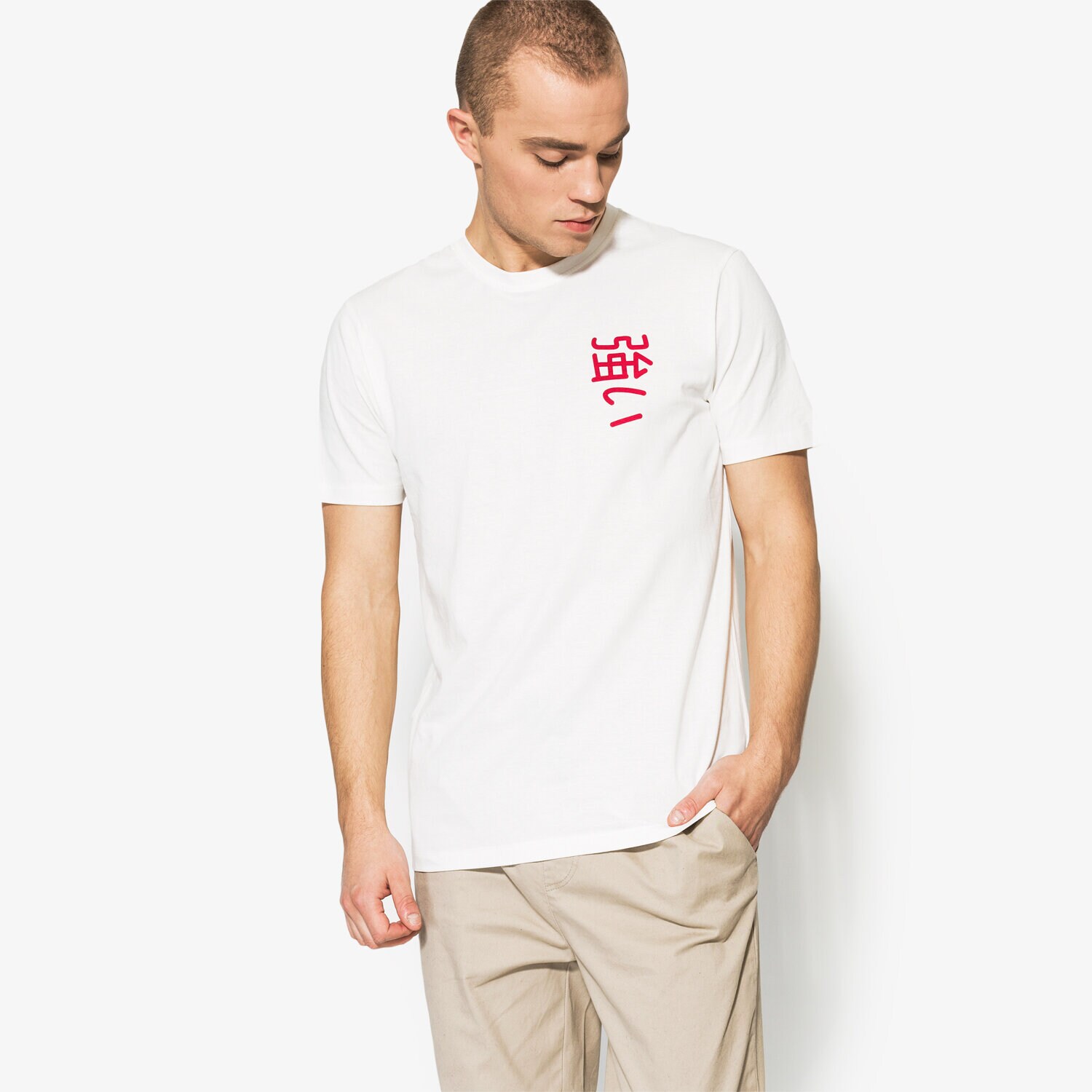 Bărbați tricou CONFRONT TRICOU SS SAGE CF18TSM13001 Alb