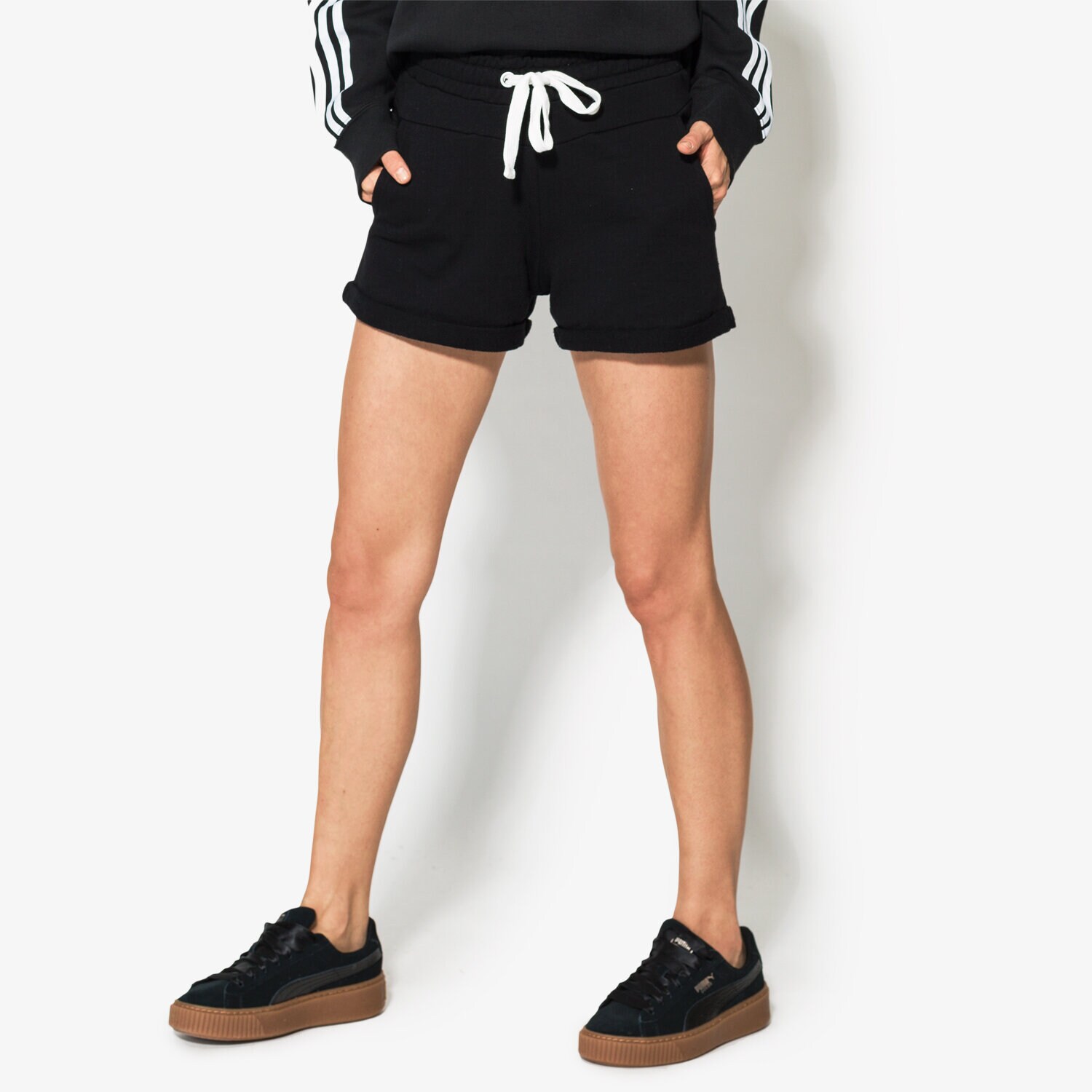 Femei pantaloni scurți CONFRONT PANTALONI SCURȚI NOR CF18SZD18001 Negru