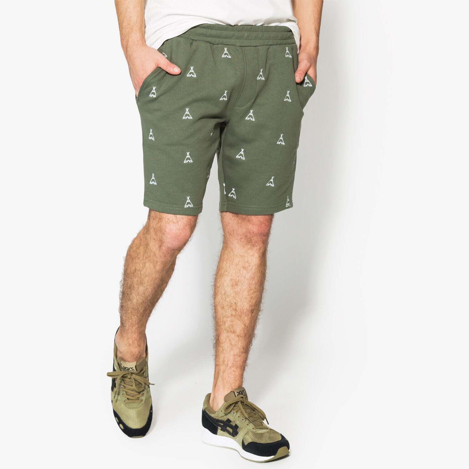 Femei pantaloni scurți CONFRONT PANTALONI SCURȚI TIPI CF18SZM08002 Verde