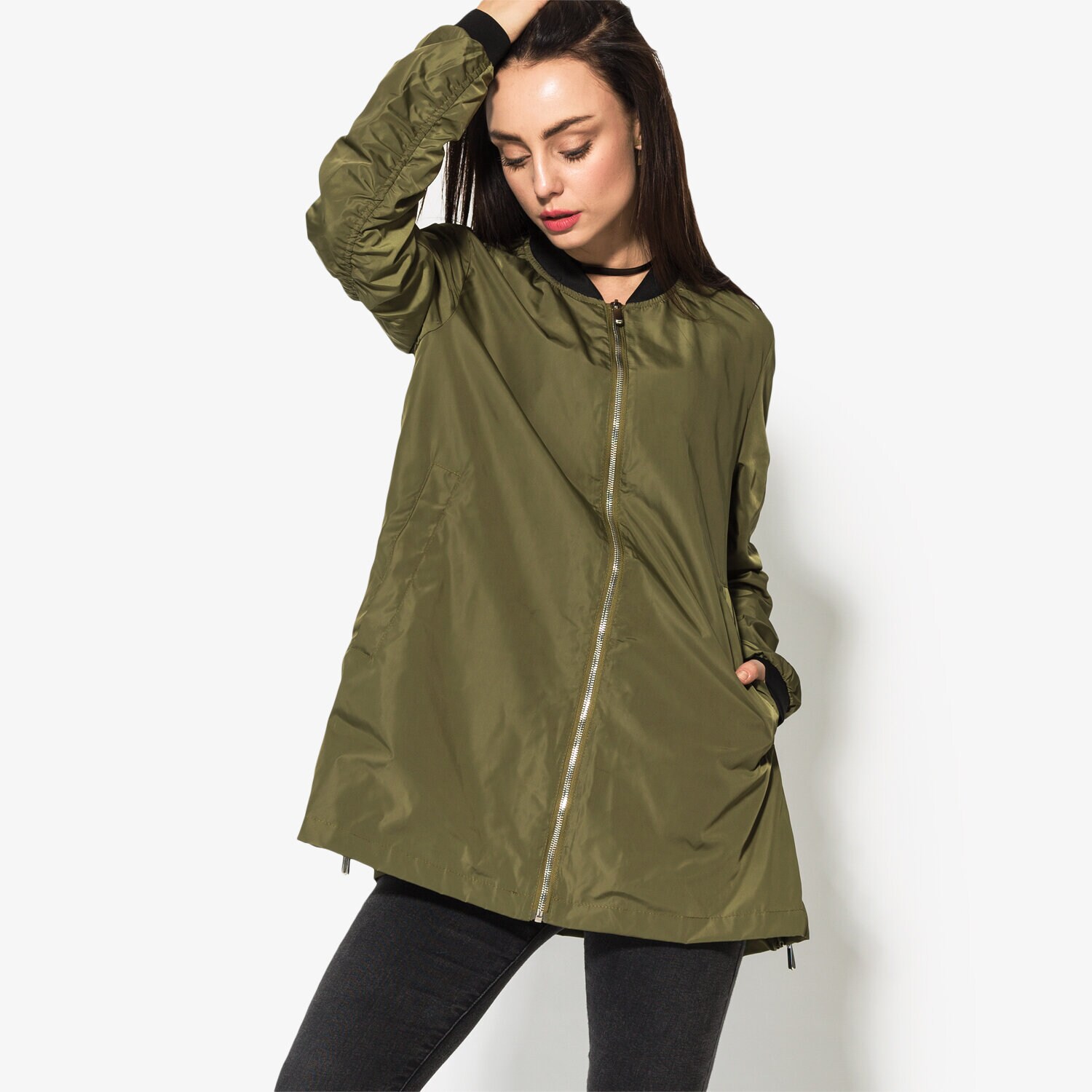 Femei jachetă CONFRONT JACHETĂ IVY CF18KUD04002 Verde