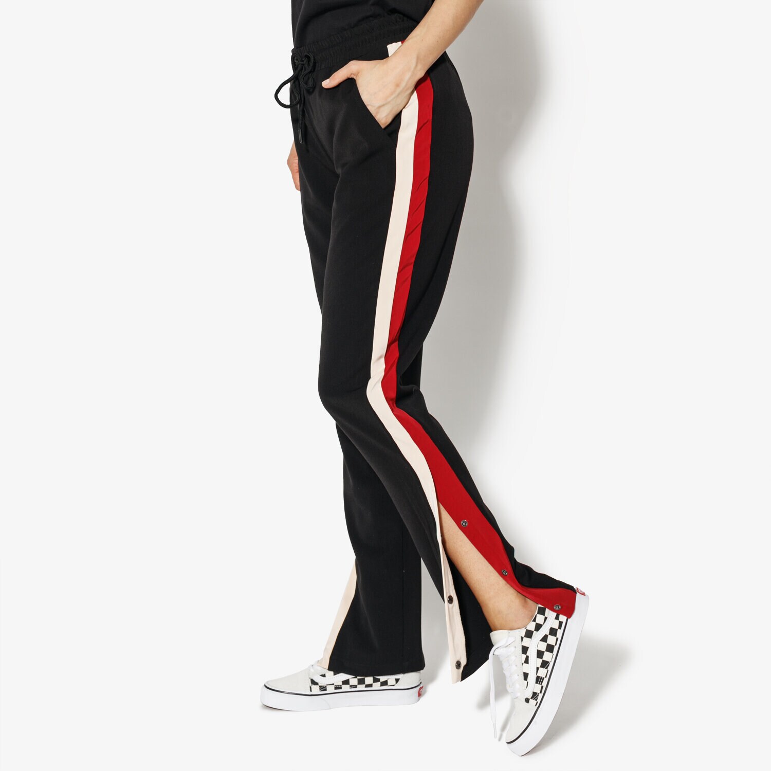 Femei pantaloni CONFRONT PANTALONI  HAZEL CF18SPD01001 Negru