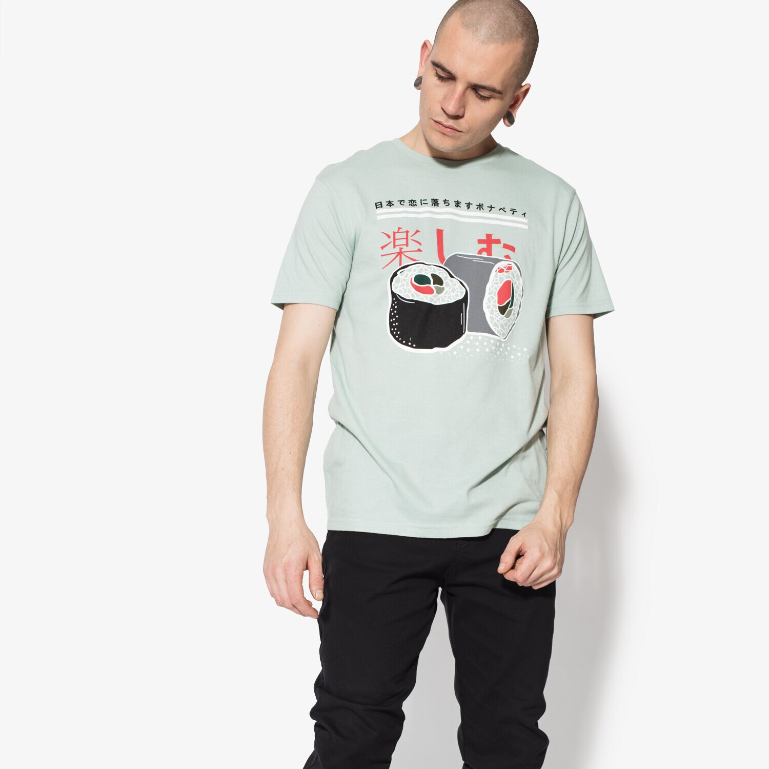 Bărbați tricou CONFRONT TRICOU SS SUSHI CF18TSM15001 Verde