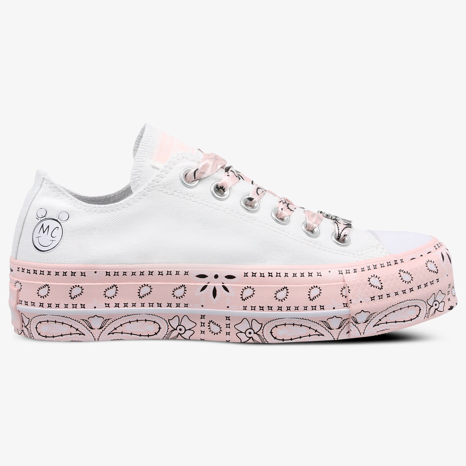 Femei teniși CONVERSE CHUCK TAYLOR ALL STAR LIFT OX C562236 Alb