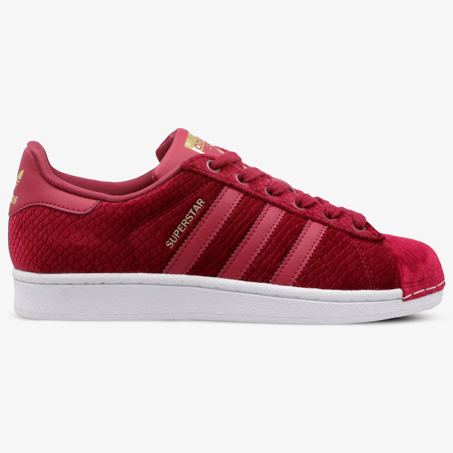 Femei pantofi sport ADIDAS SUPERSTAR W B41512 Bordo