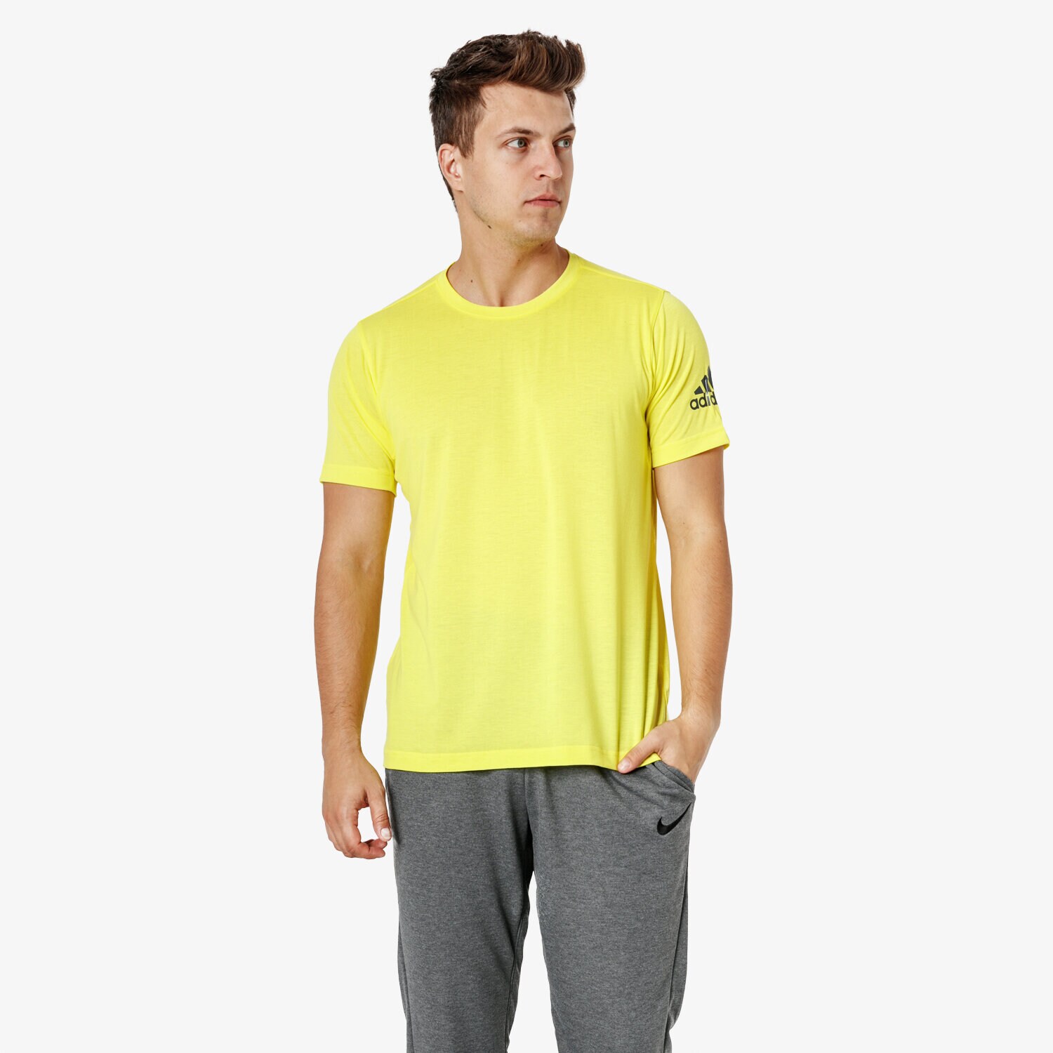 Bărbați tricou ADIDAS TRICOU SS FREELIFT PRIME cz5393 Galben