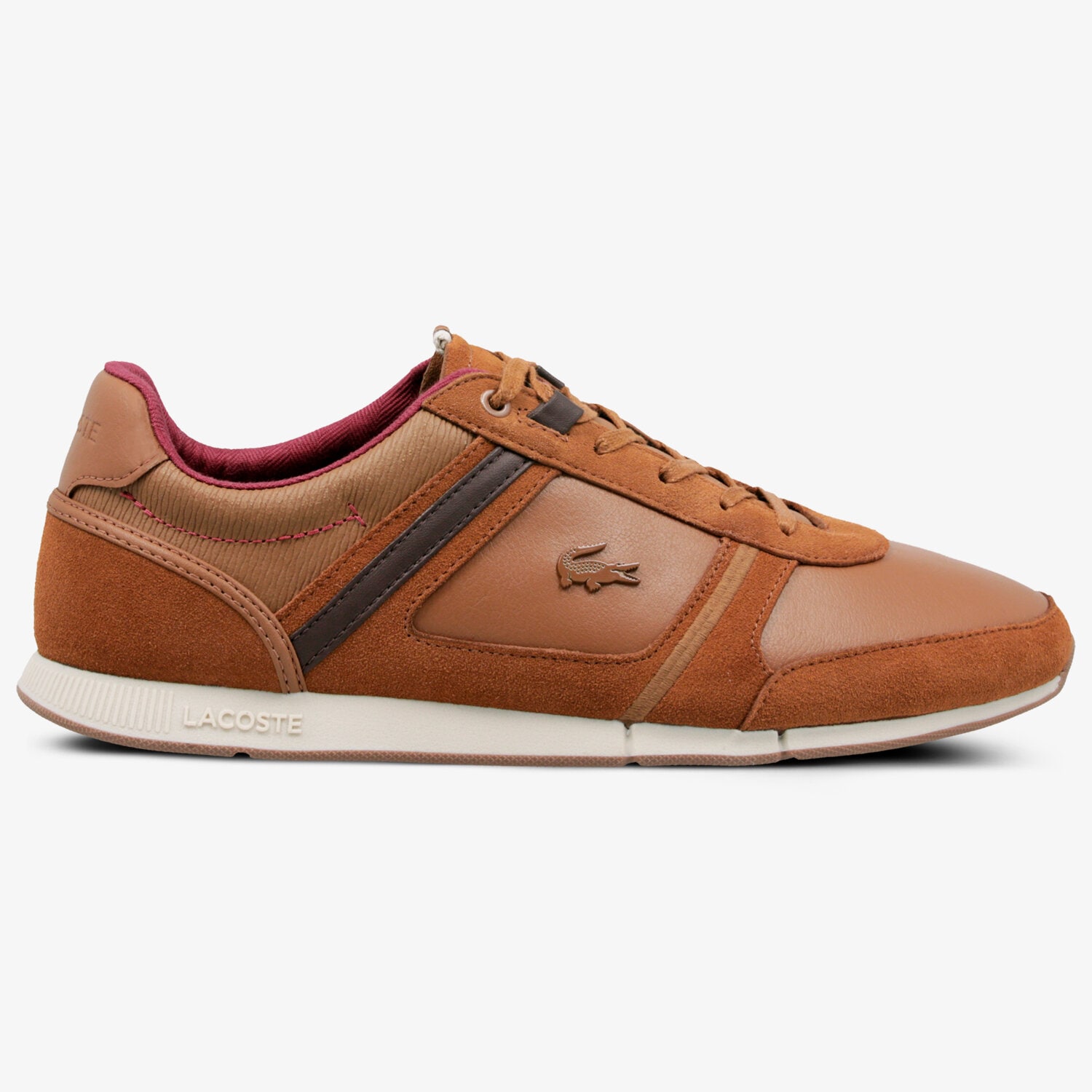 Barbați pantofi sport LACOSTE MENERVA 318 1 736CAM0052267 Maro