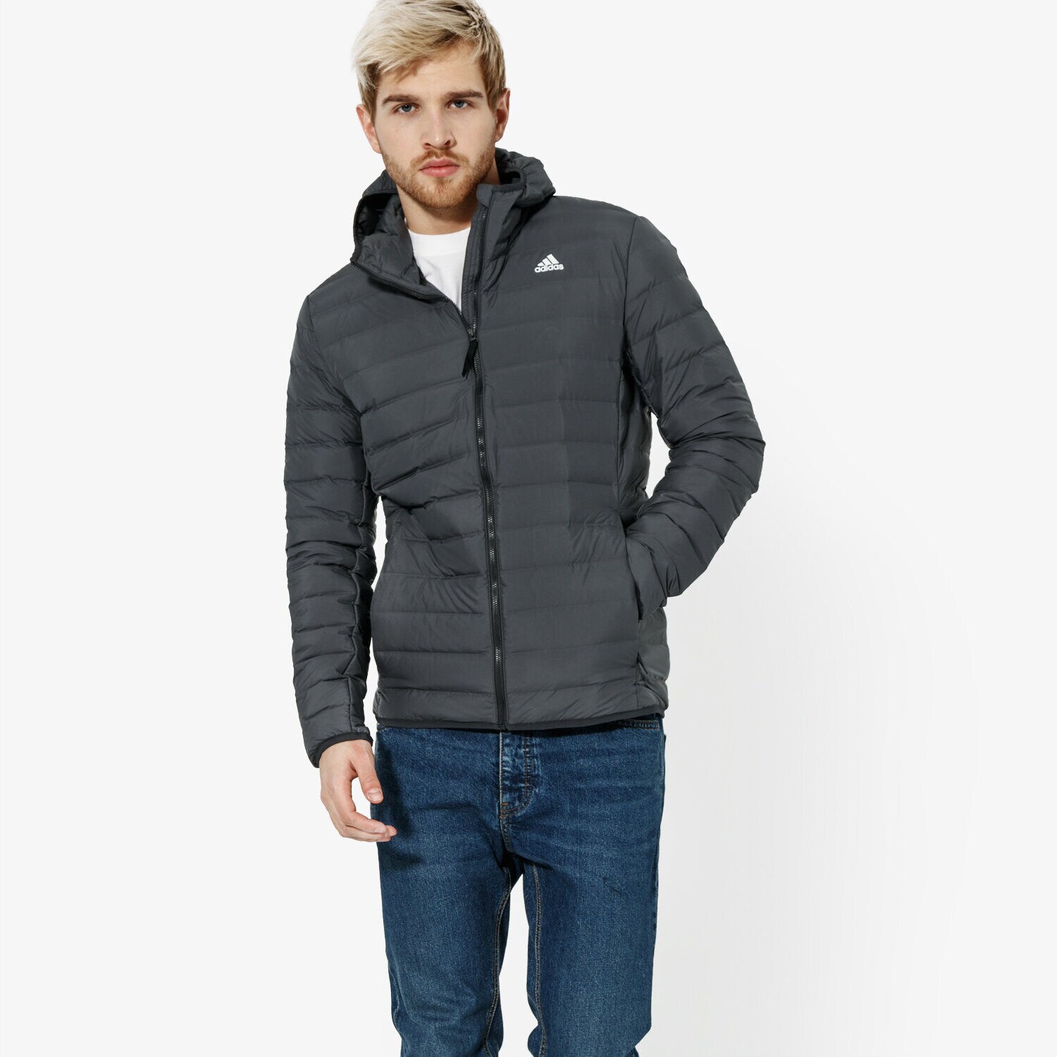 Bărbați eacă de iarnă ADIDAS JACHETĂ VARILITE SOFT H CY8738 Gri