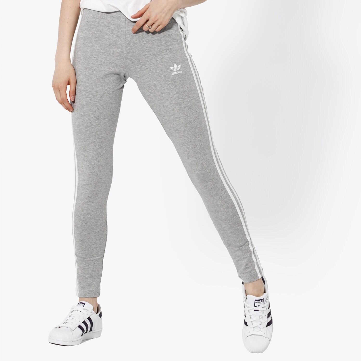 Femei pantaloni ADIDAS COLANȚI 3 STR TIGHT ADICOLOR CY4761 Gri