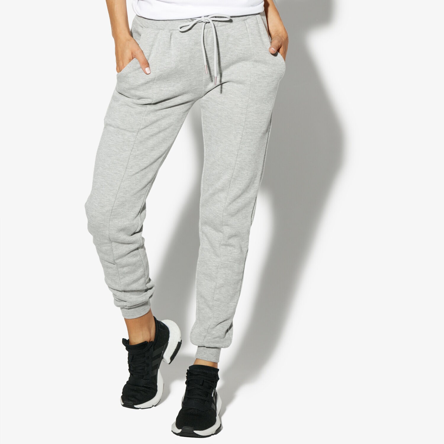 Femei pantaloni CONFRONT PANTALONI  AGGIE CF38SPD20002 Gri