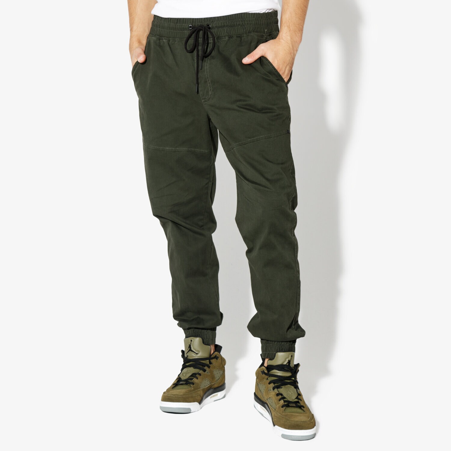 Bărbați pantaloni CONFRONT PANTALONI  LAPIS CF38SPM12002 Kaki