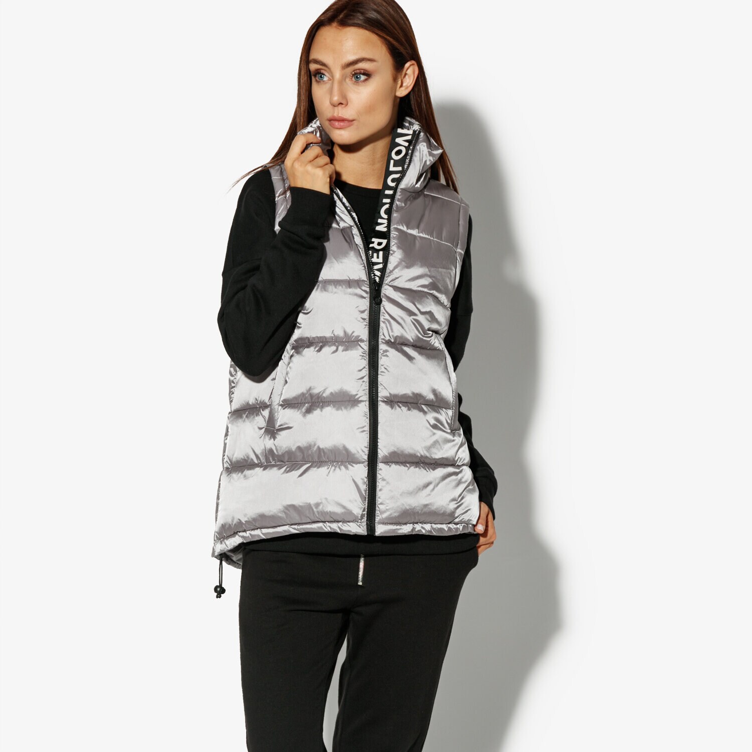 Femei veste CONFRONT VESTĂ JASPER CF38KAD01001 Gri