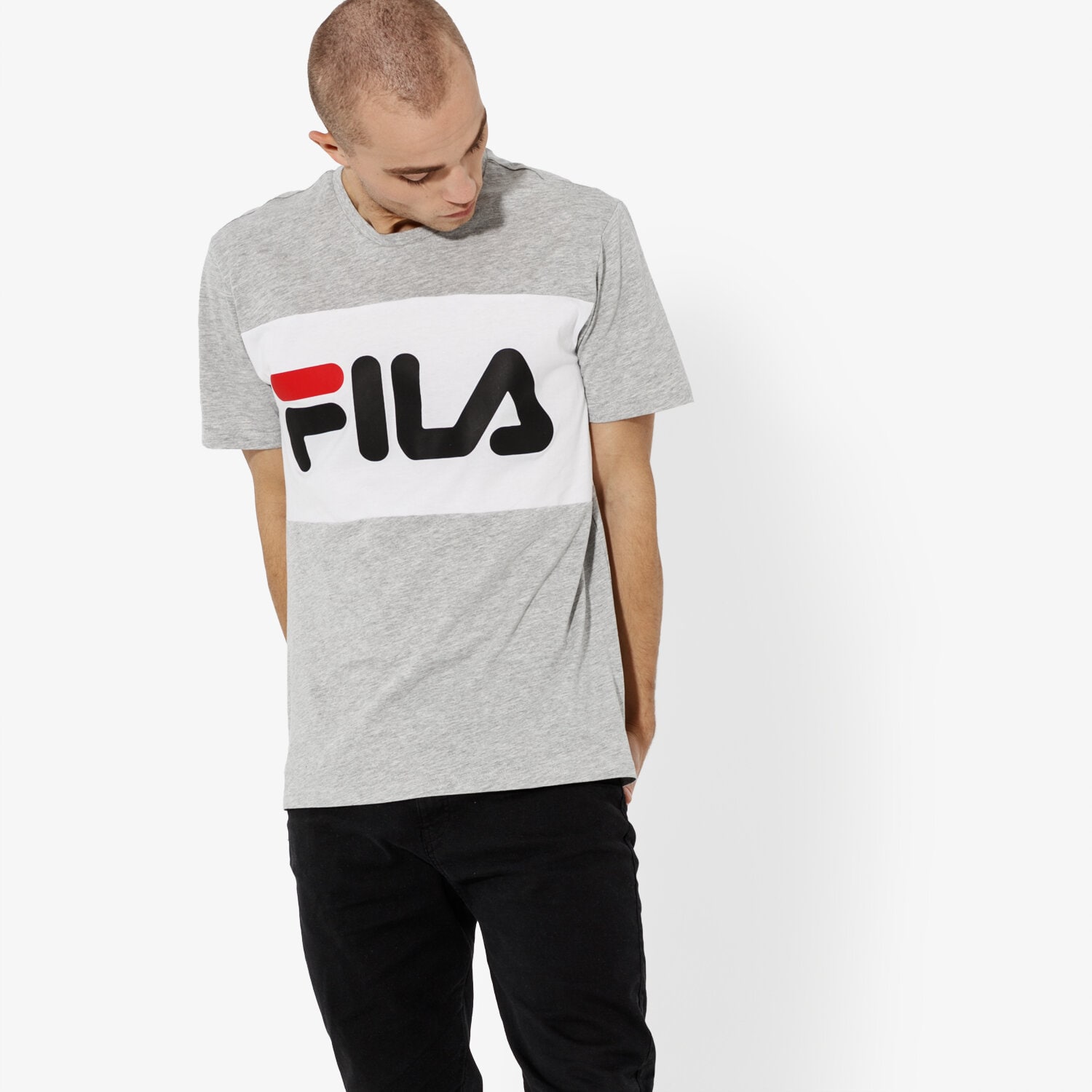 Bărbați tricou FILA TRICOU SS DAY TEE 681244A068 Gri