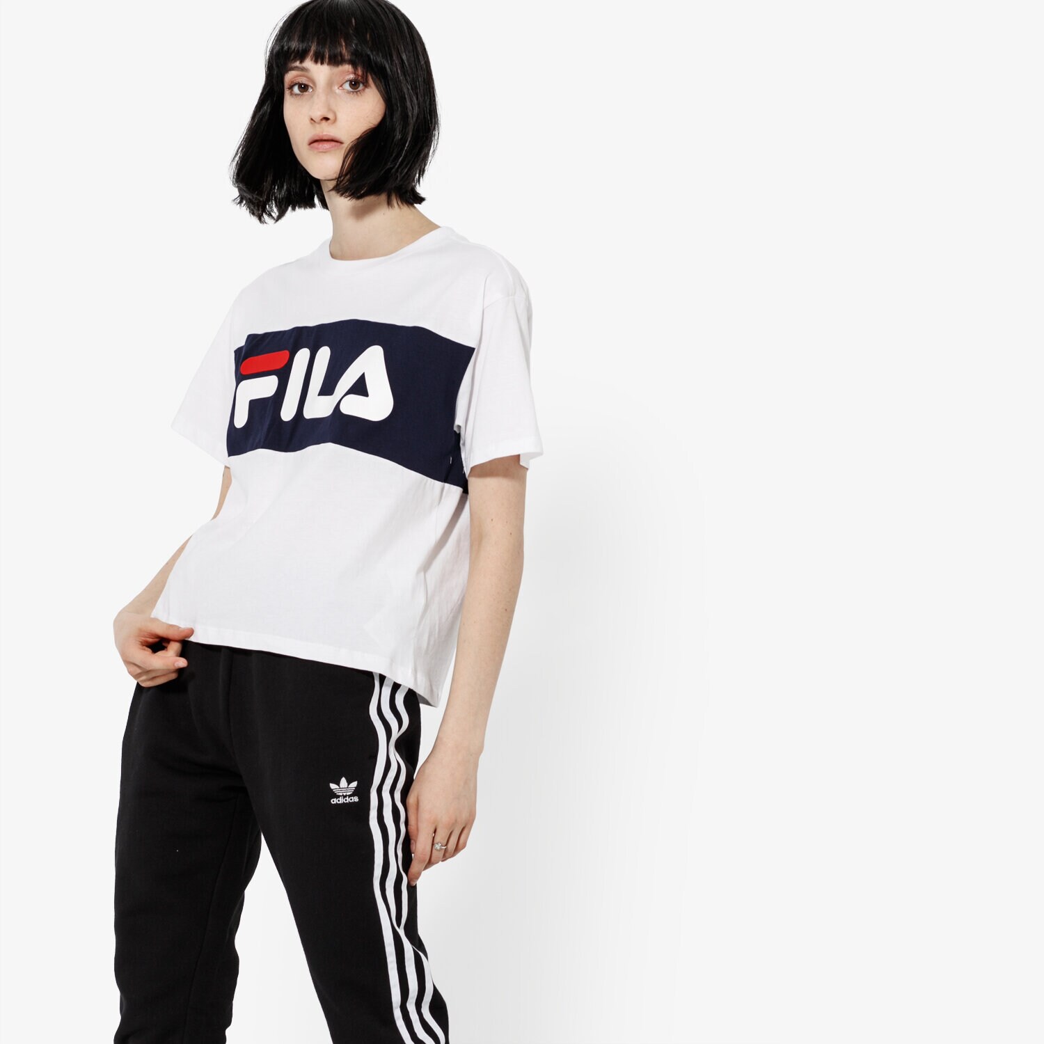 Femei tricou FILA TRICOU SS ALLISON TEE 682125I98 Alb