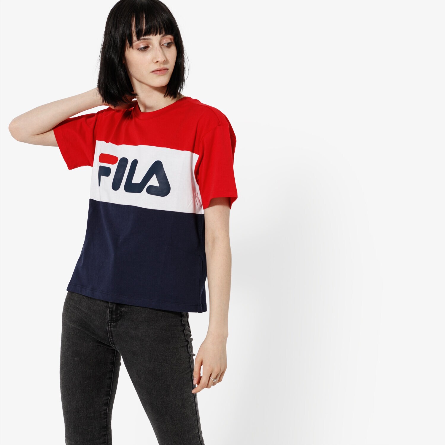 Femei tricou FILA TRICOU SS ALLISON TEE 682125G06 Bleumarin