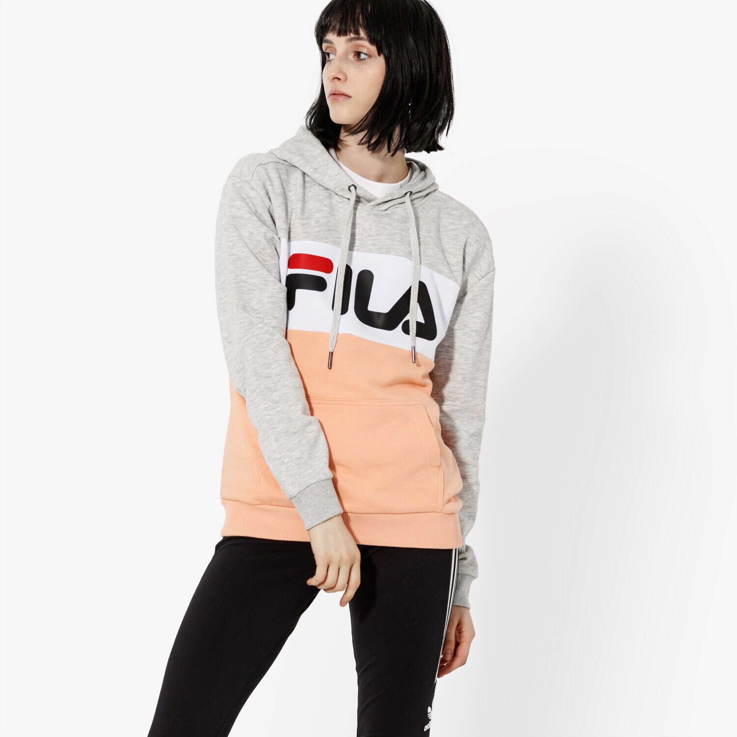Femei bluză FILA BLUZĂ LORI HOODIE SWEAT 687042A064 Roz