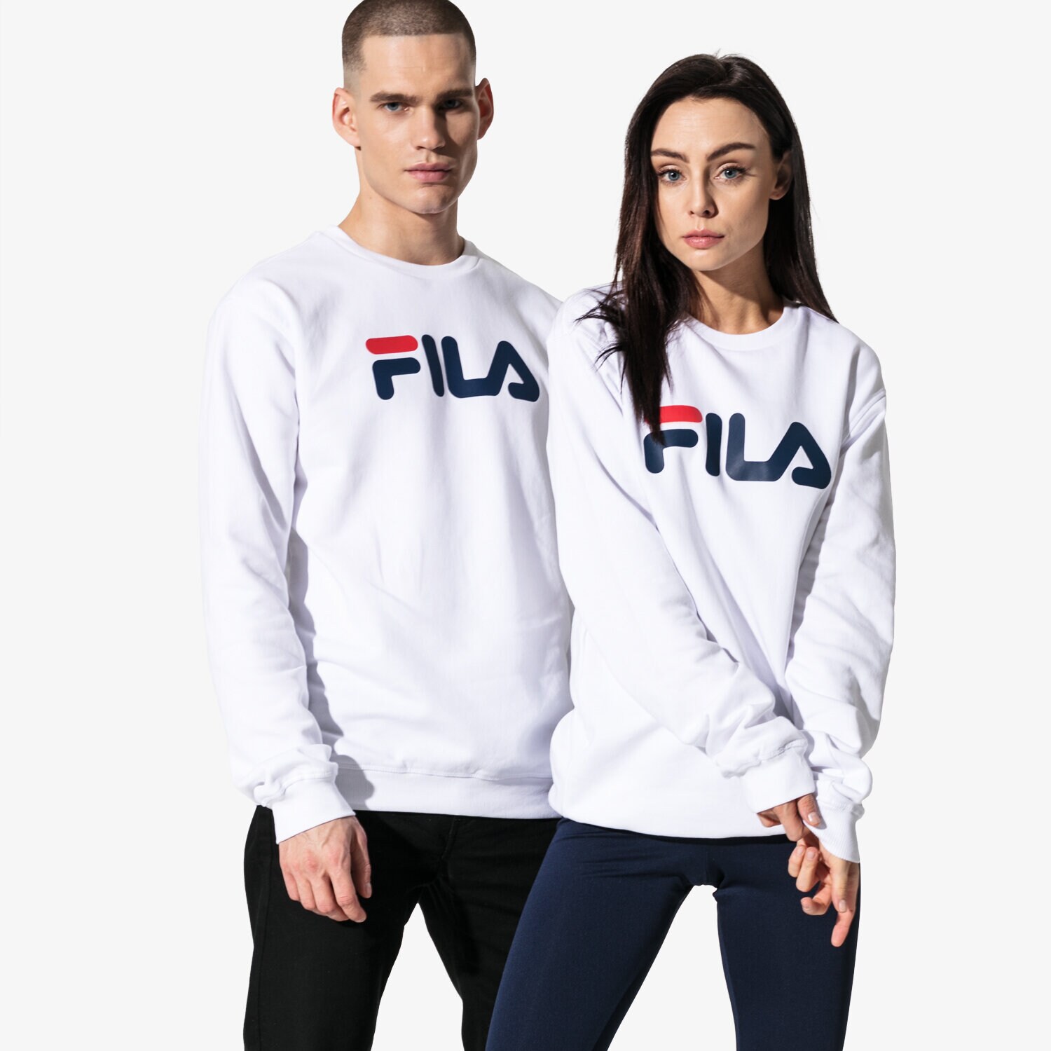 Bărbați bluză FILA BLUZĂ PURE CREW SWEAT 681091M67 Alb