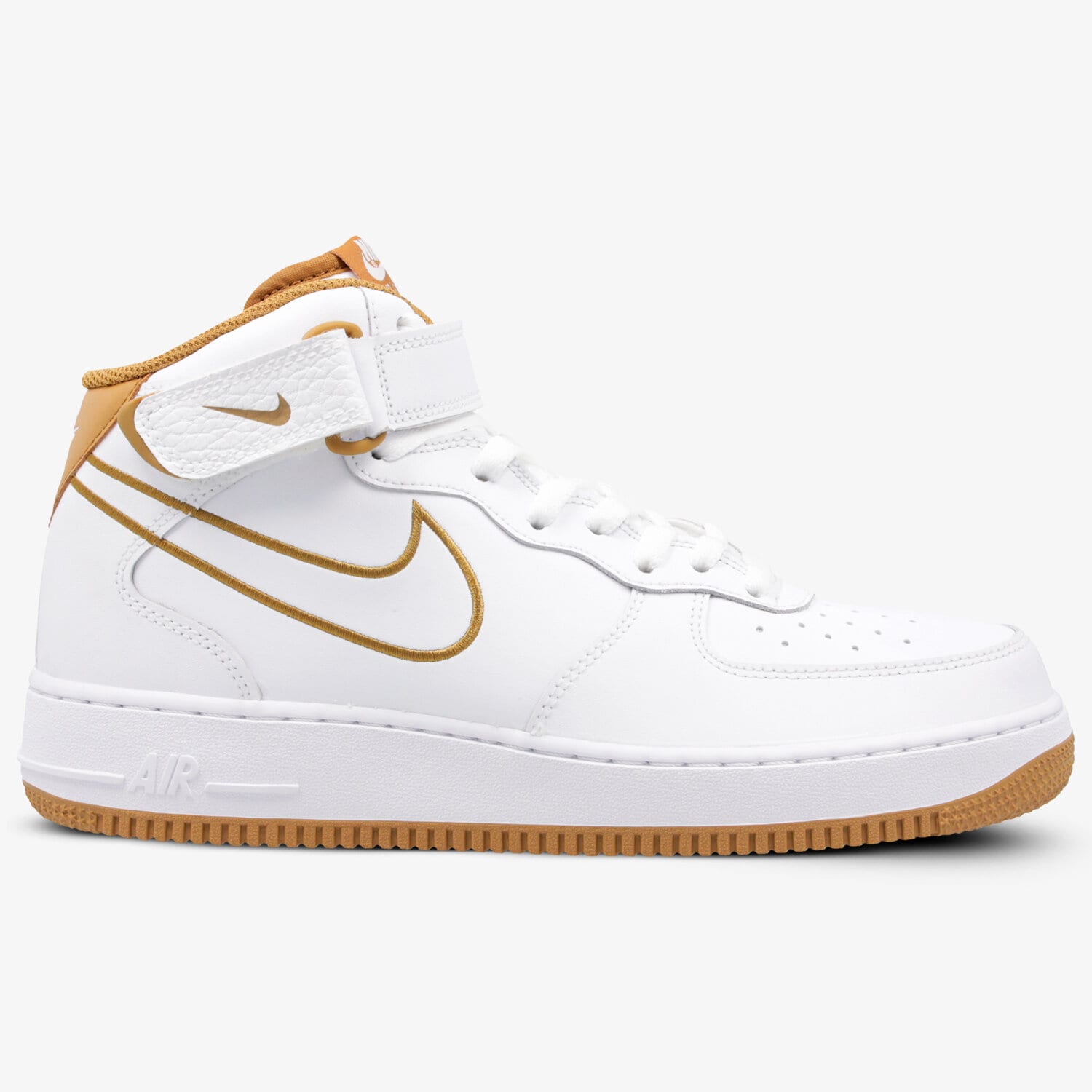 Barbați pantofi sport NIKE AIR FORCE 1 MID '07 LTHR AQ8650-101