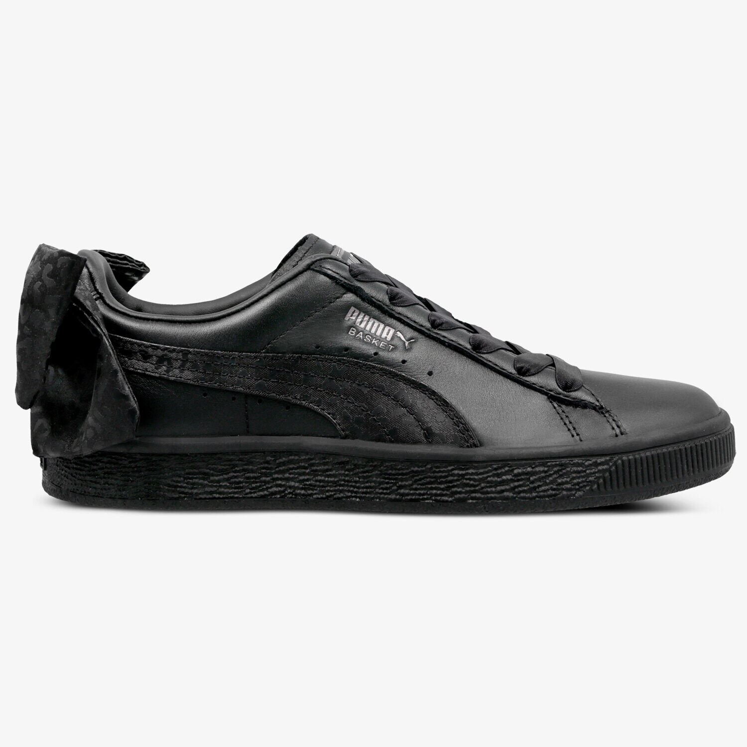 Femei pantofi sport PUMA BASKET BOW LEATHER ANIMAL 36782802 Negru